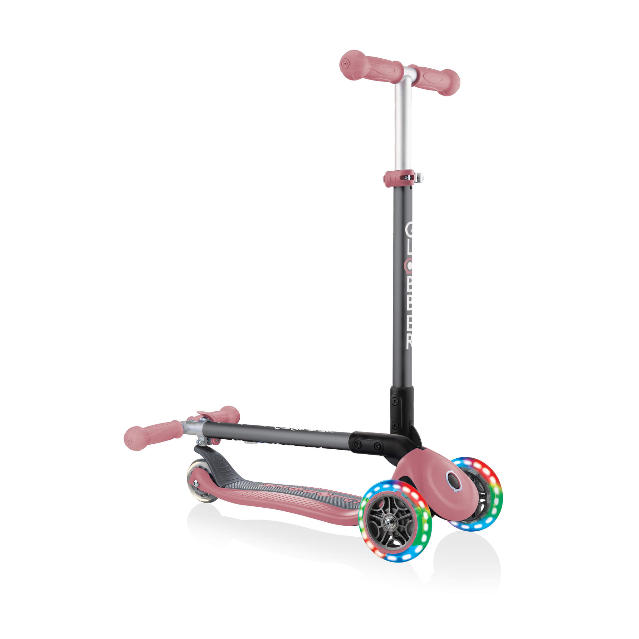 Globber Primo Foldable Lights Step Pastel Roze