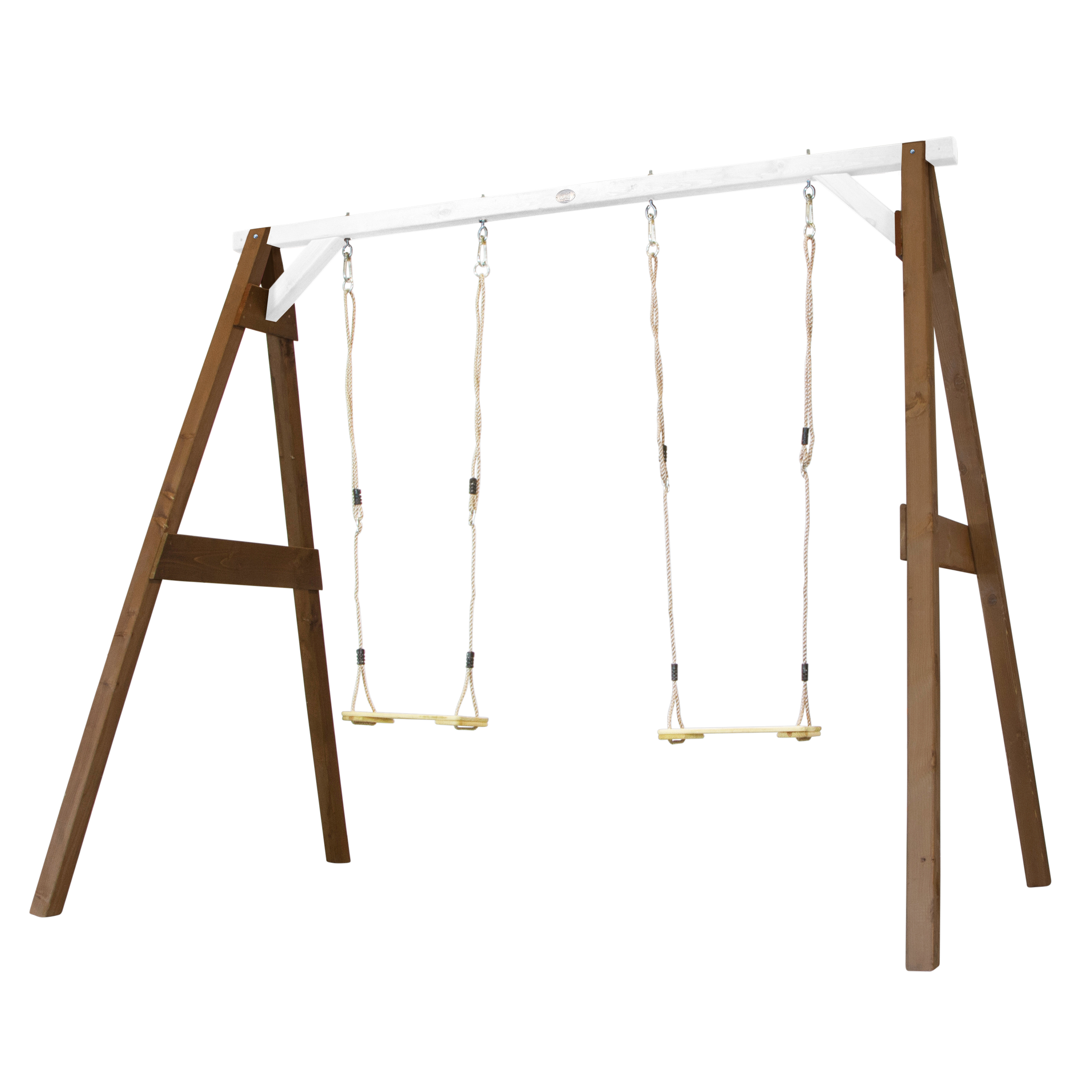 AXI Double Swing Set - Brown/White