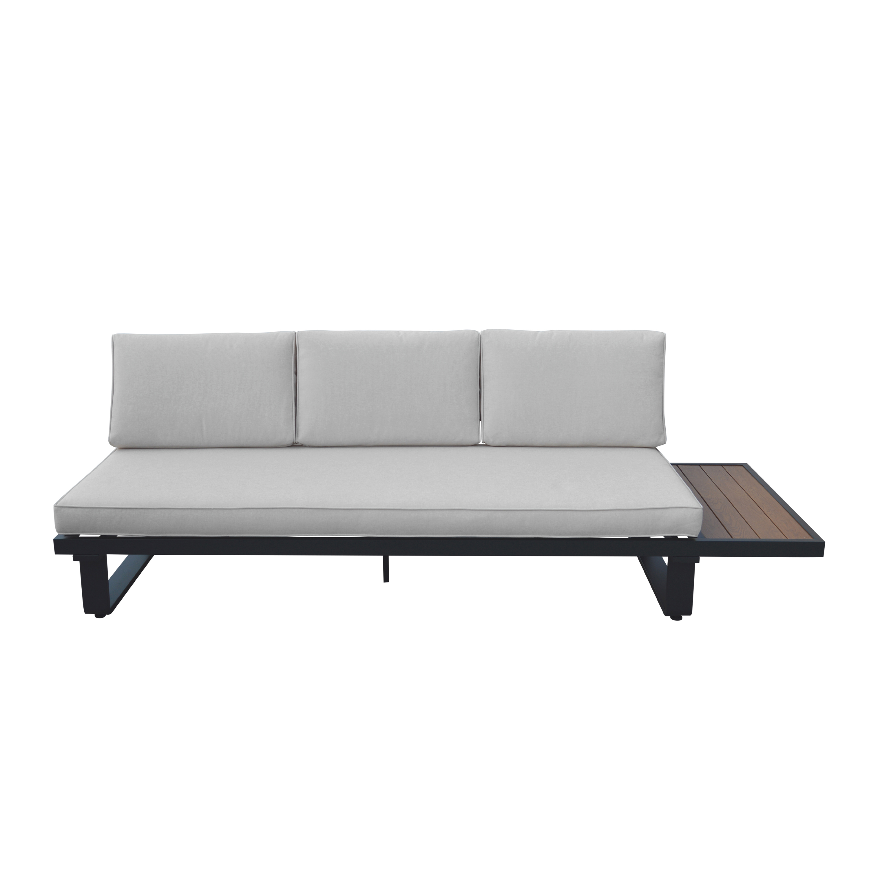 AXI Elin Salon de Jardin Anthracite - Aspect Bois