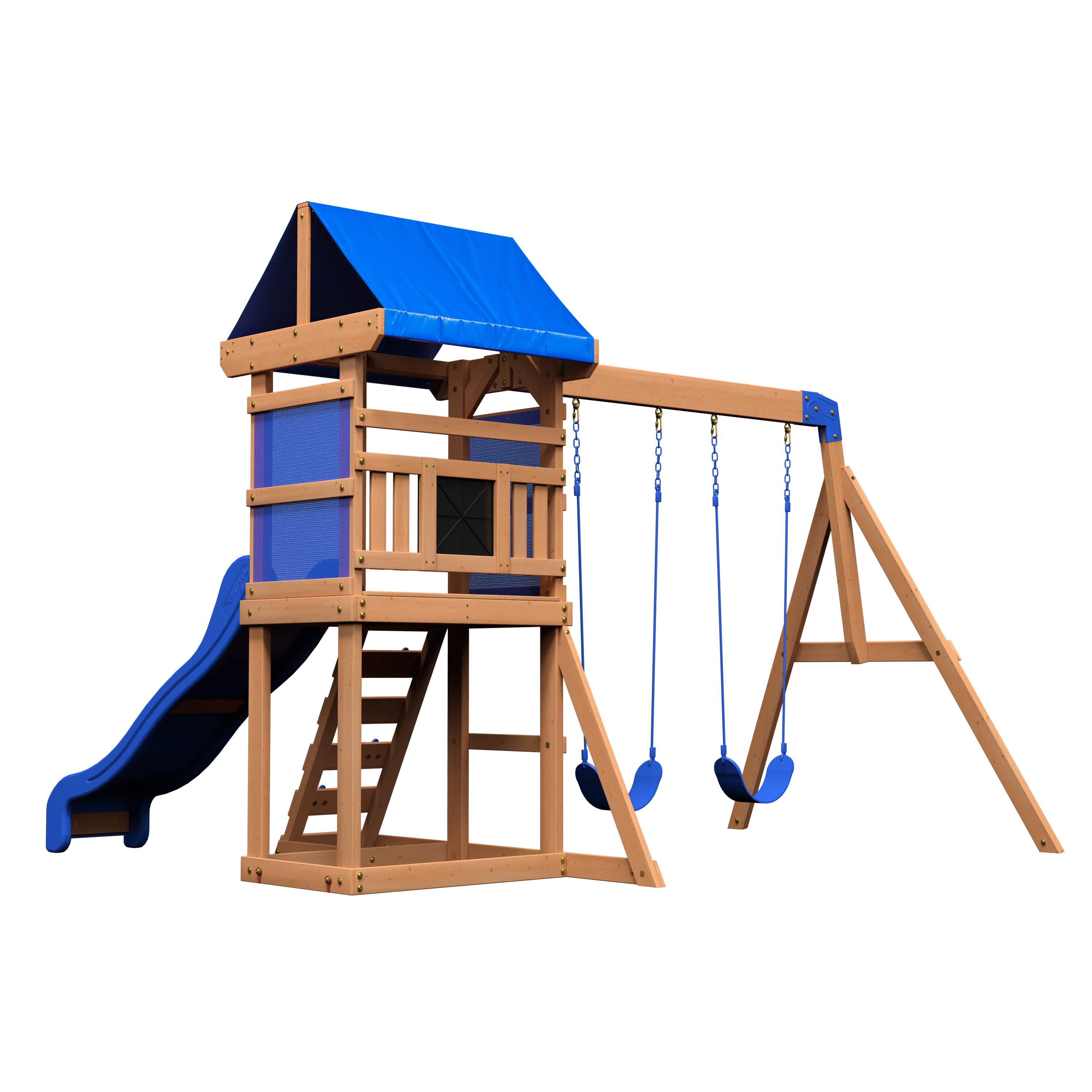 Backyard Discovery Aurora Climbing Frame with Slide and Swing