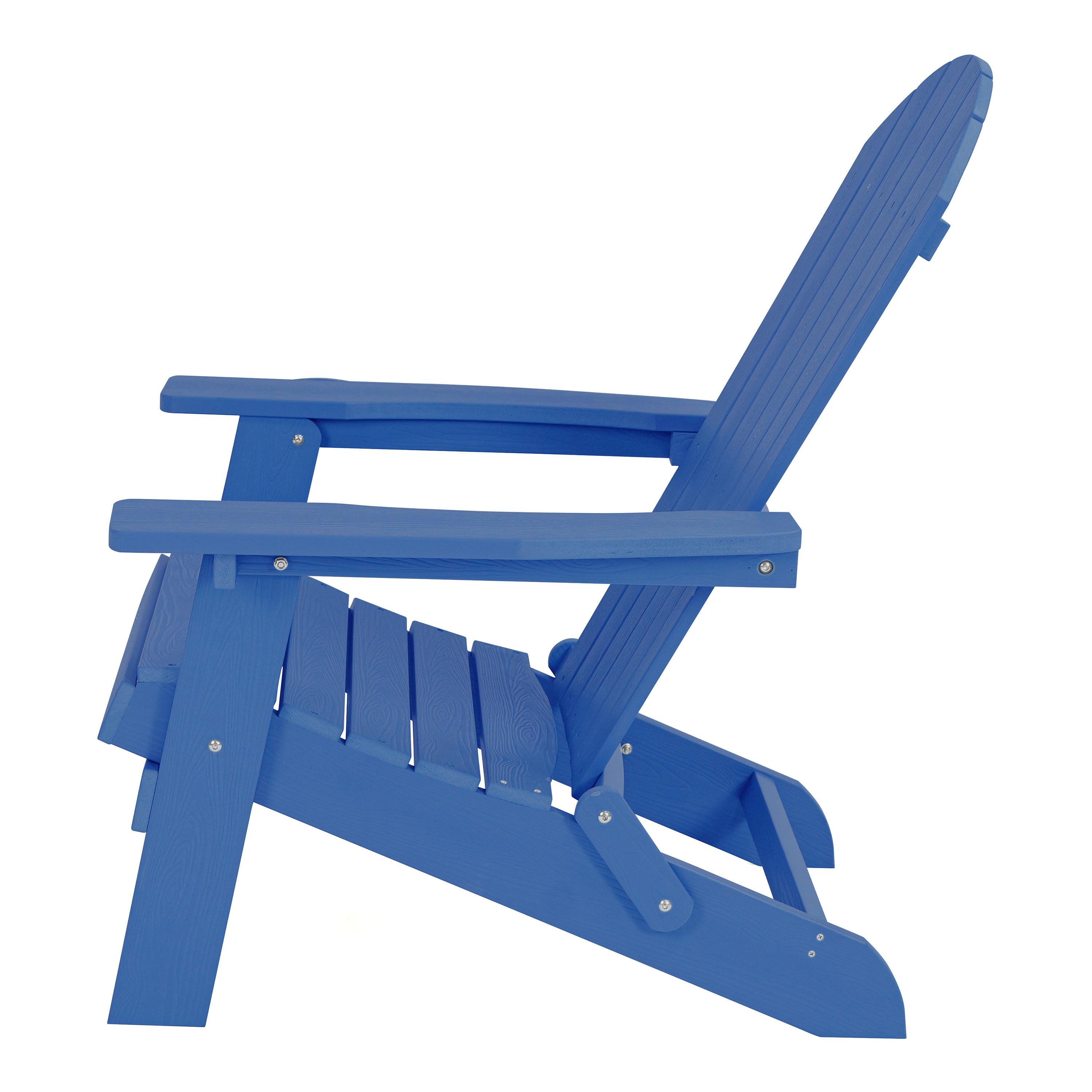AXI Claire Folding Adirondack Chair Plastic Blue