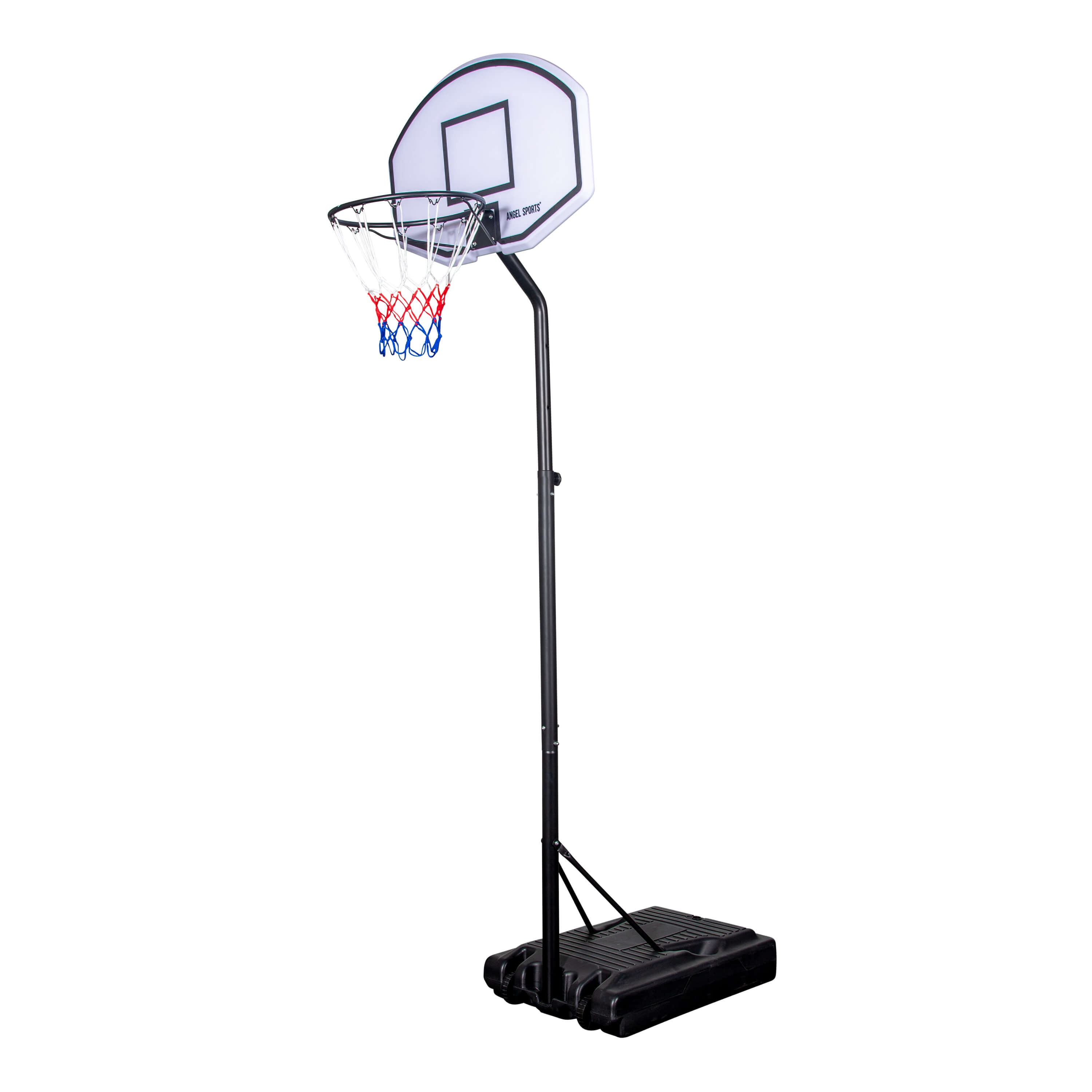 Angel Sports Le panier de basket réglable 190-260 cm