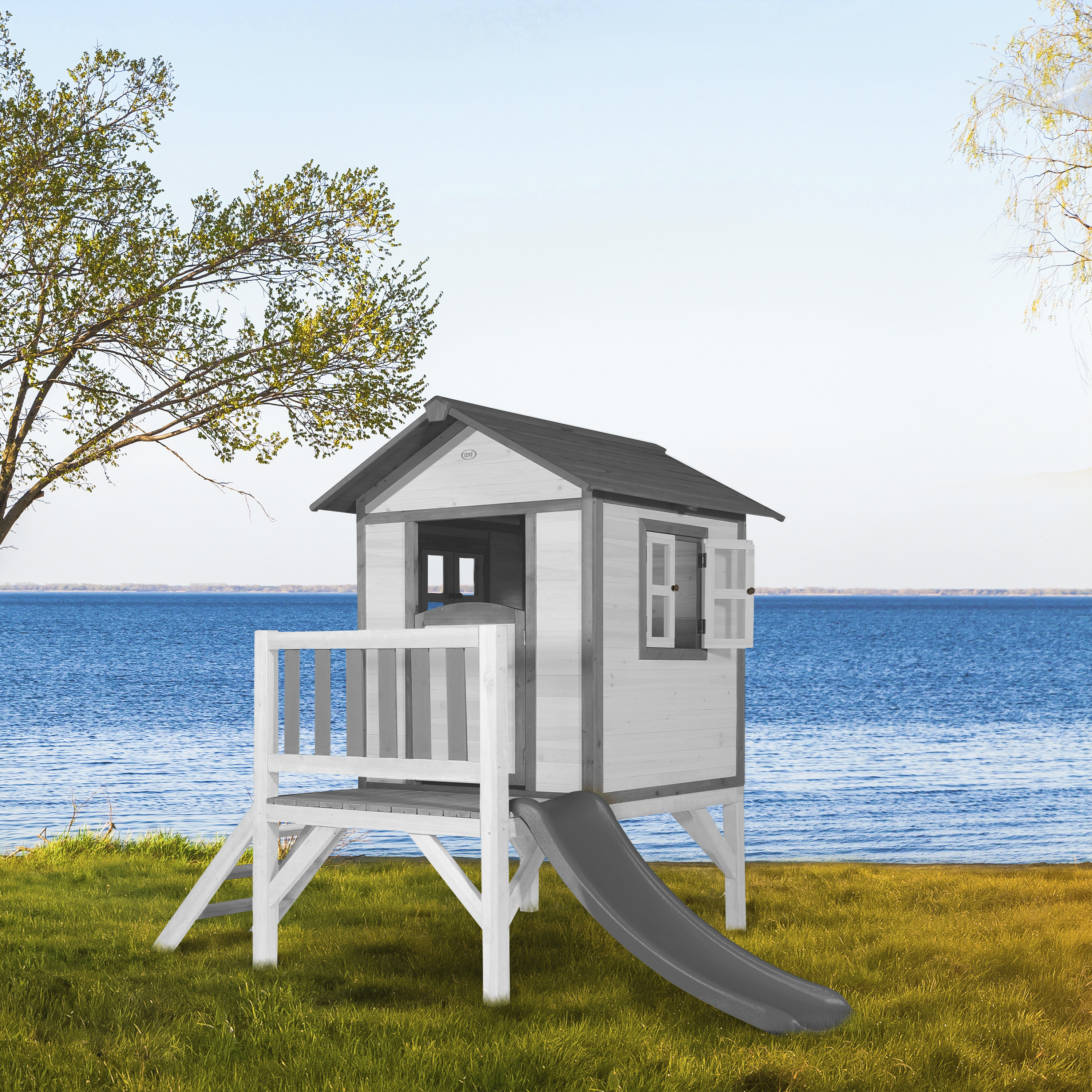 AXI Lodge XL Playhouse Classic - Grey Slide