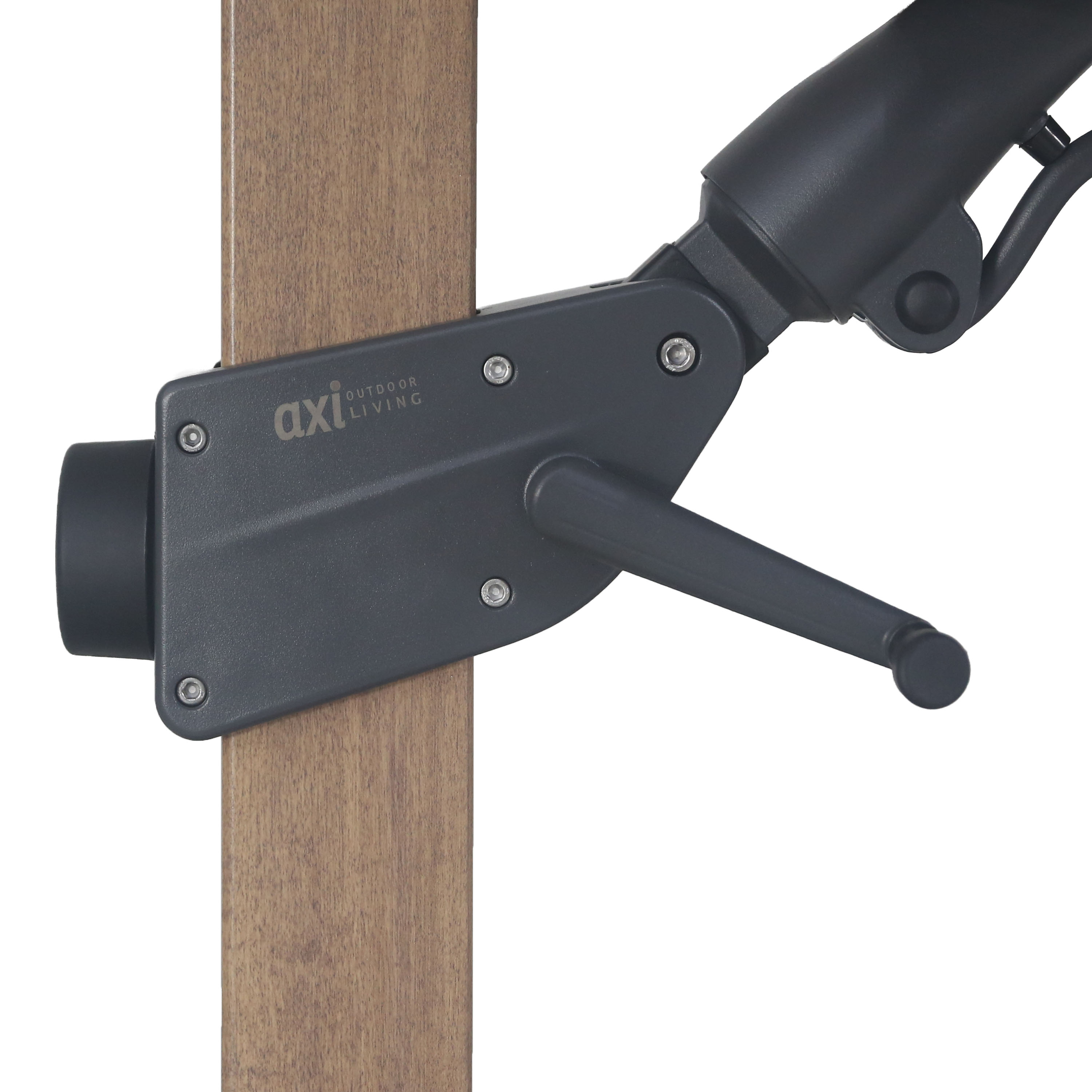 AXI Alina Cantilever Parasol 300x300cm Oak-look/Taupe