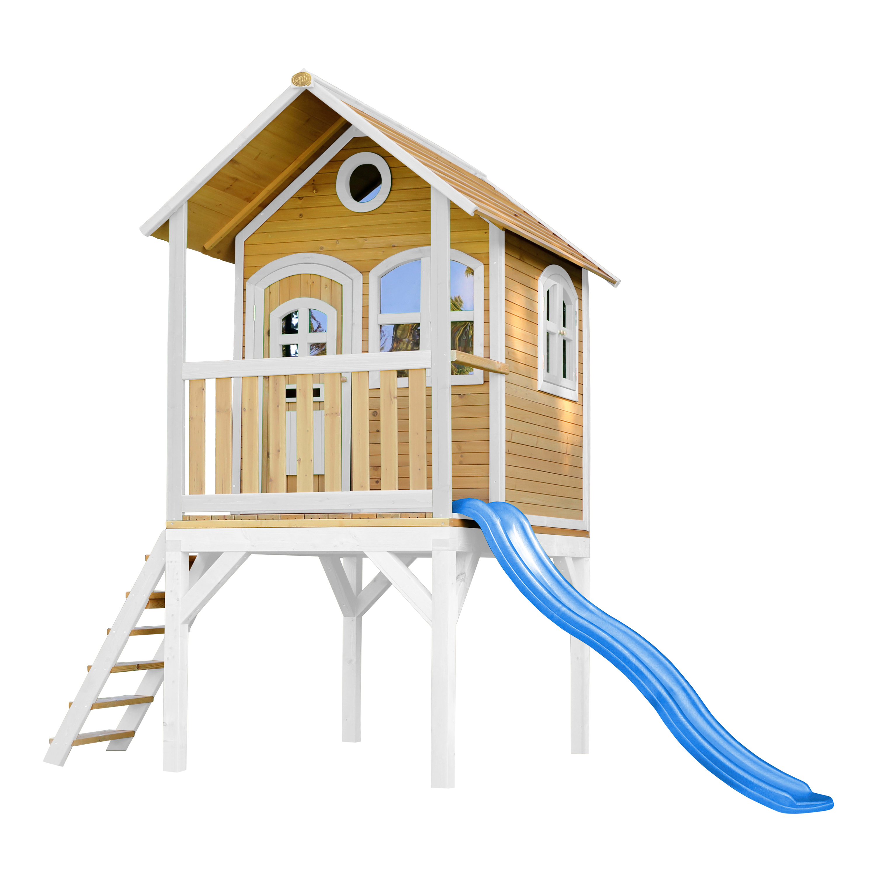 AXI Laura Playhouse Brown/Green - Green Slide
