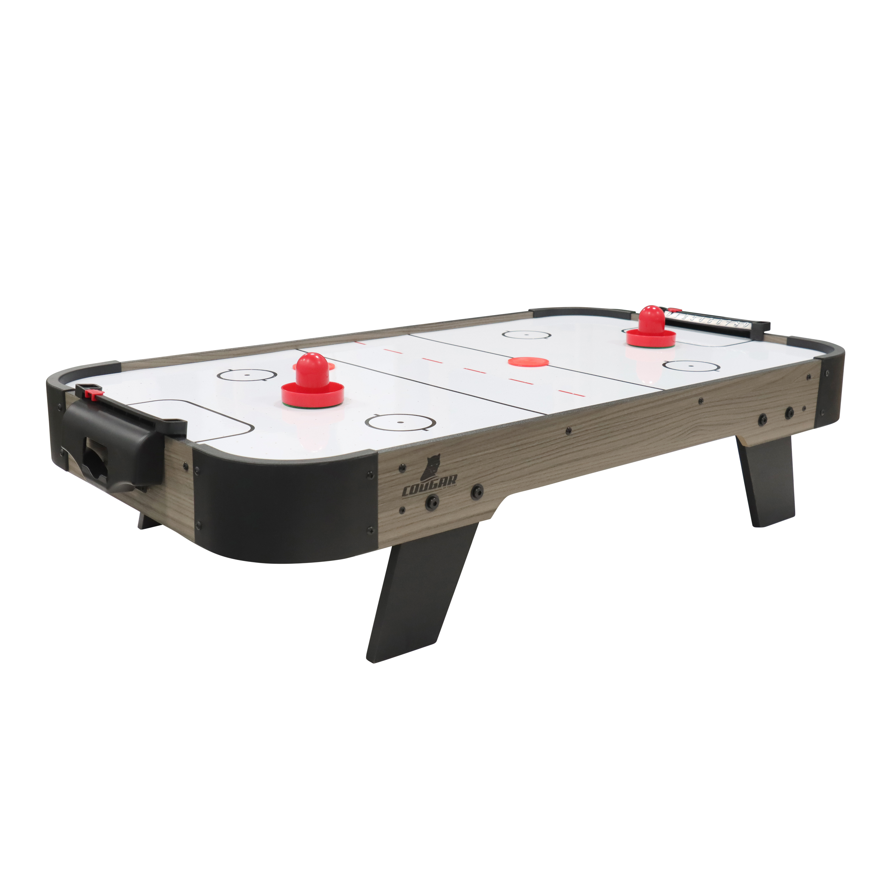 Cougar Air Hockey Table Mini 3ft Oak/Grey