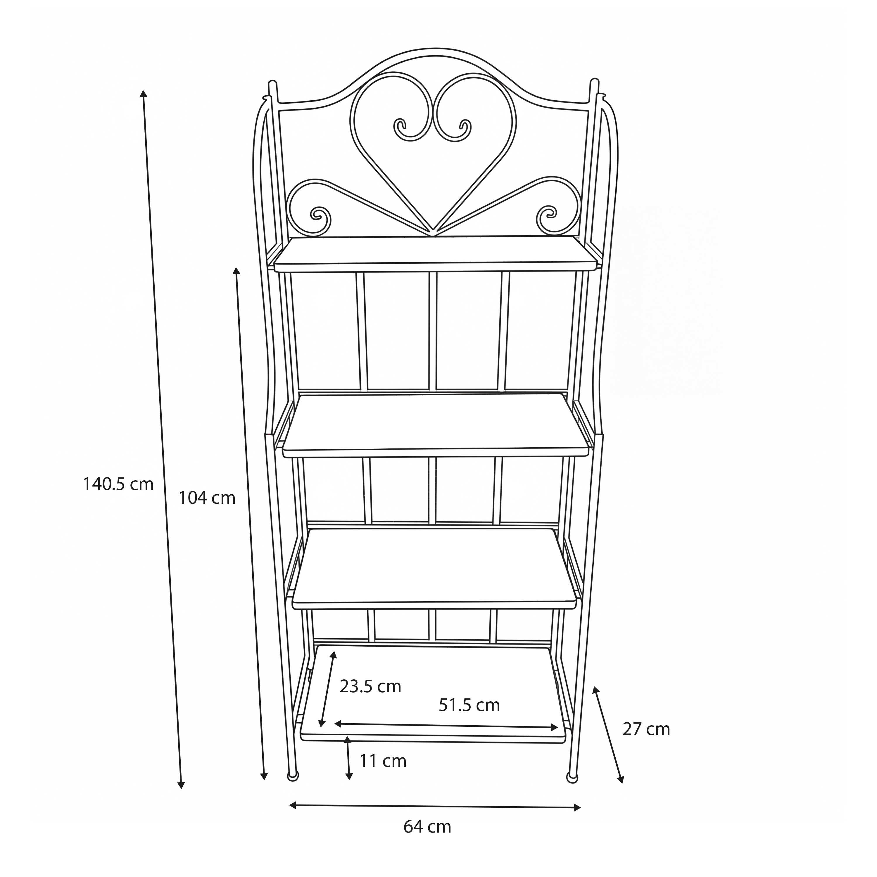 AXI Cleo Metal Plant Stand Mosaic Star – Grey/Brown