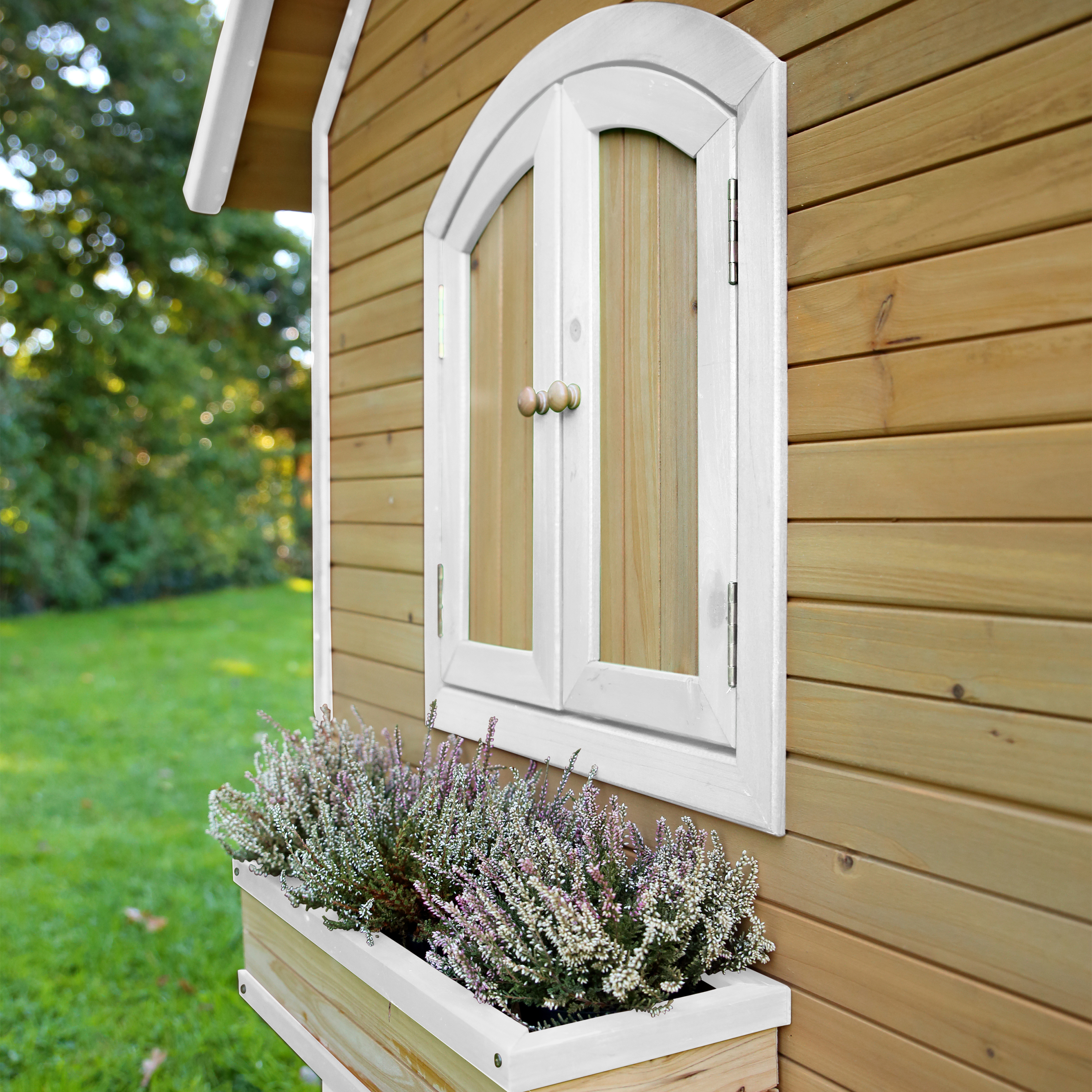 AXI Alex Maisonnette en bois Marron/Blanche