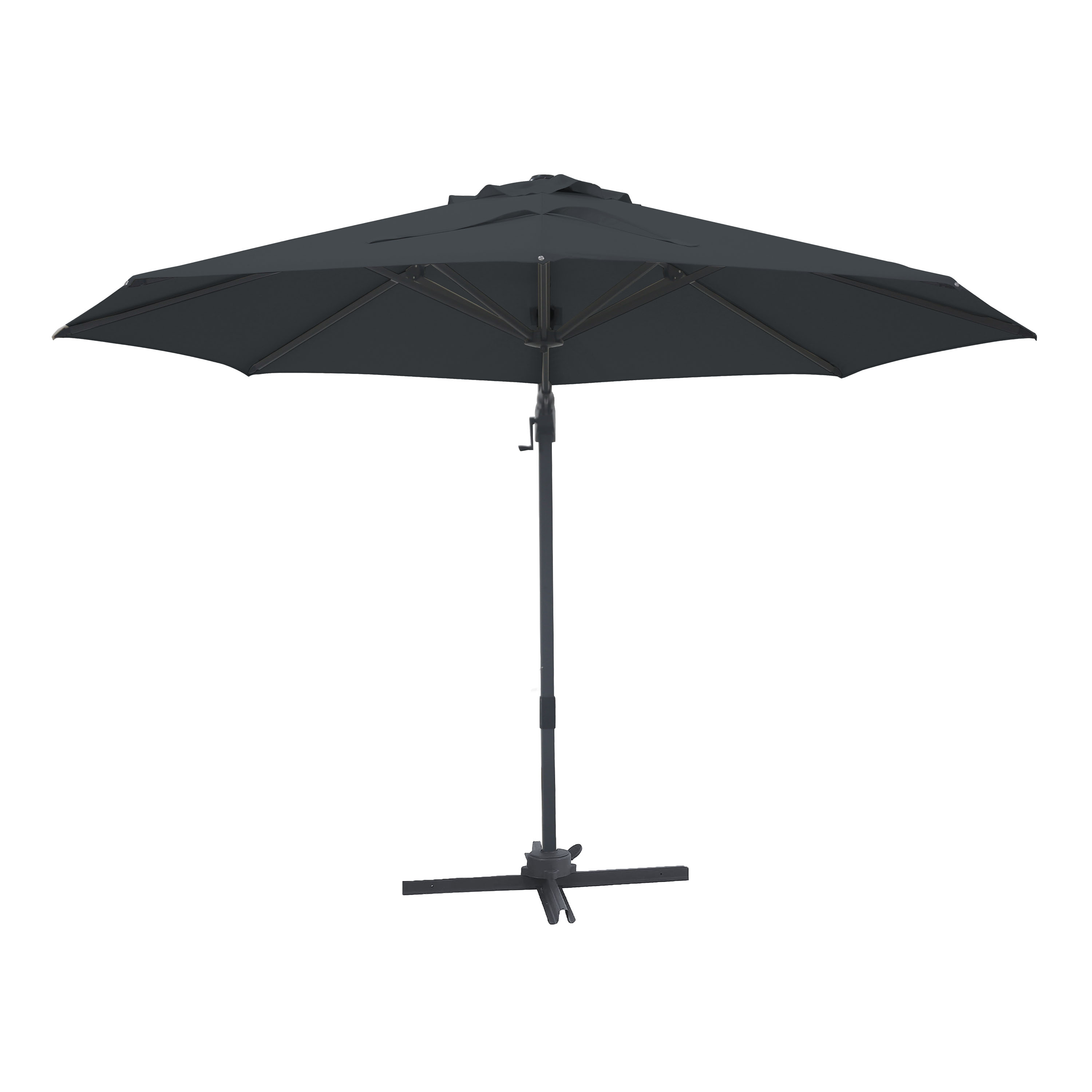 AXI Solis Cantilever Parasol Ø 300cm Anthracite/Grey