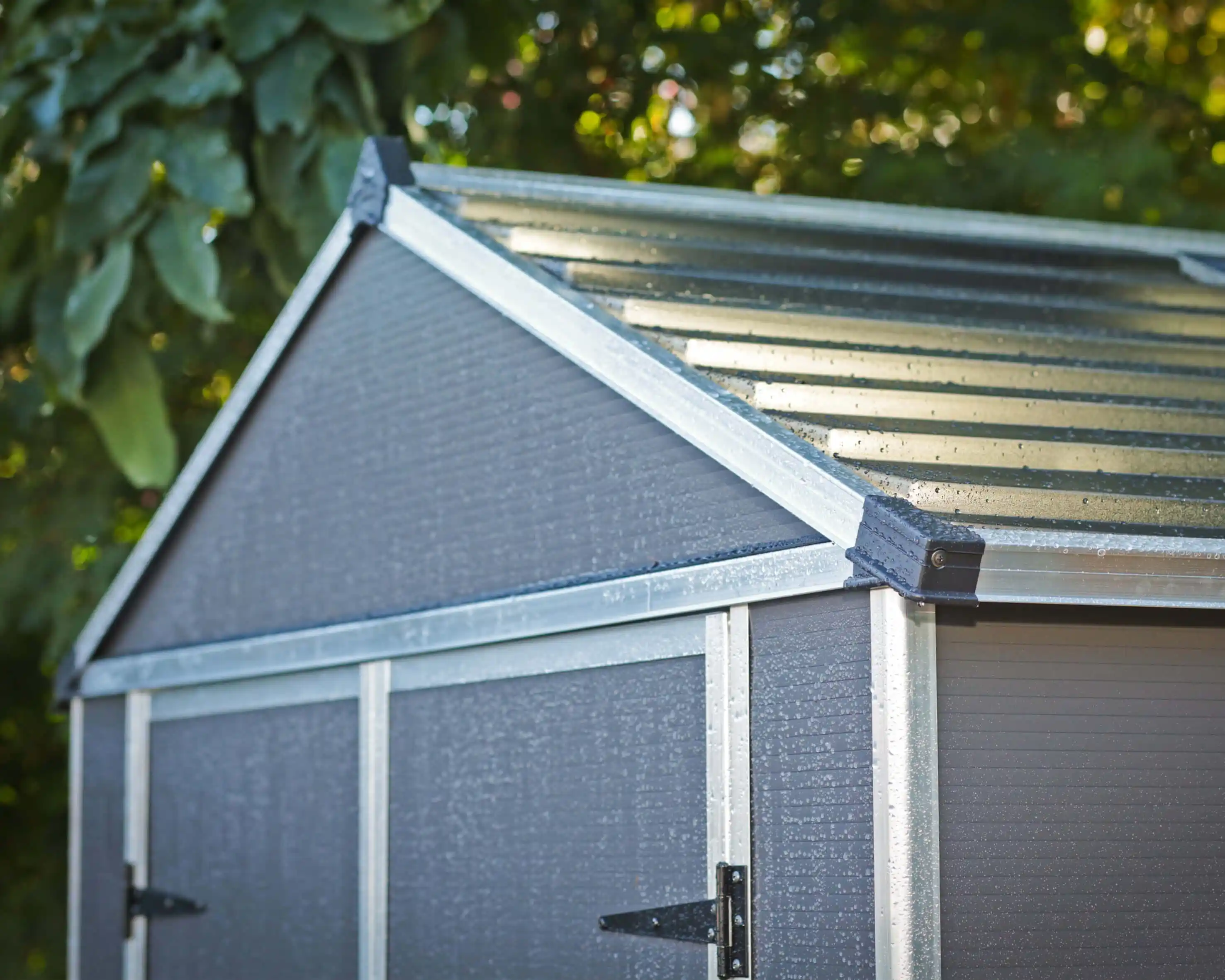 Canopia Rubicon 154X185X217 cm Ultra Duurzame openlucht Opslag Schuur voor tuin Donkergrijs-7290108603392 Canopia Rubicon 154X185X217 cm Ultra Duurzame openlucht Opslag Schuur voor tuin Donkergrijs