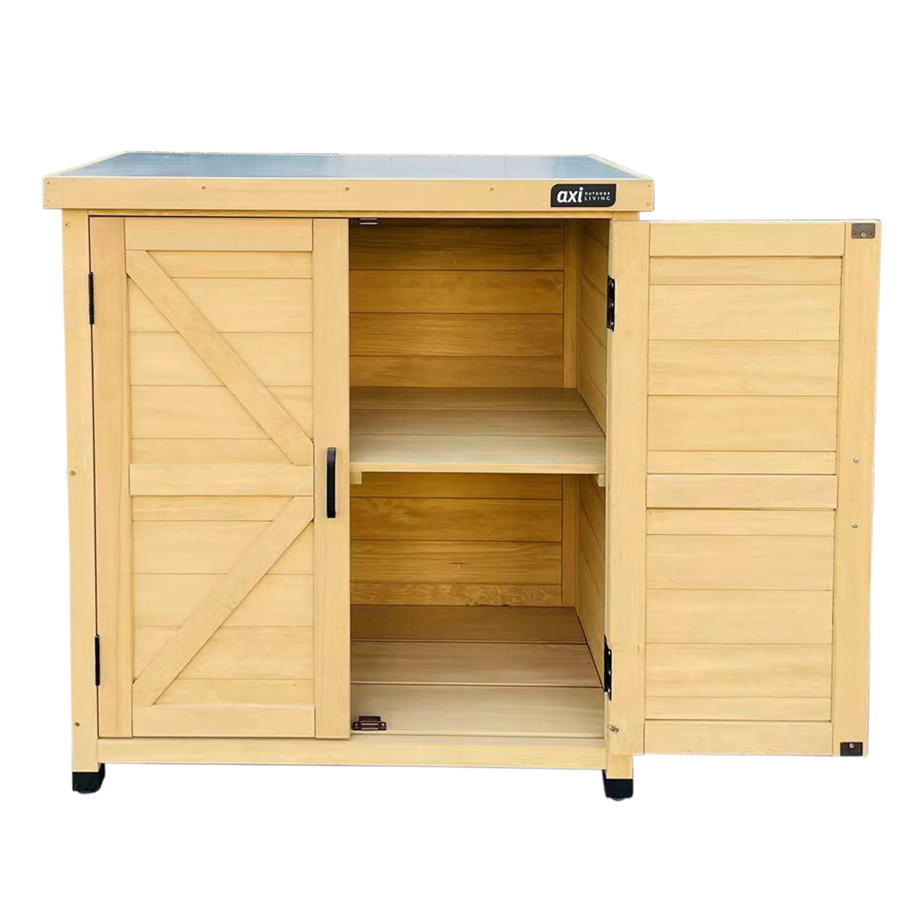 AXI Felix Armoire de jardin en bois brun 