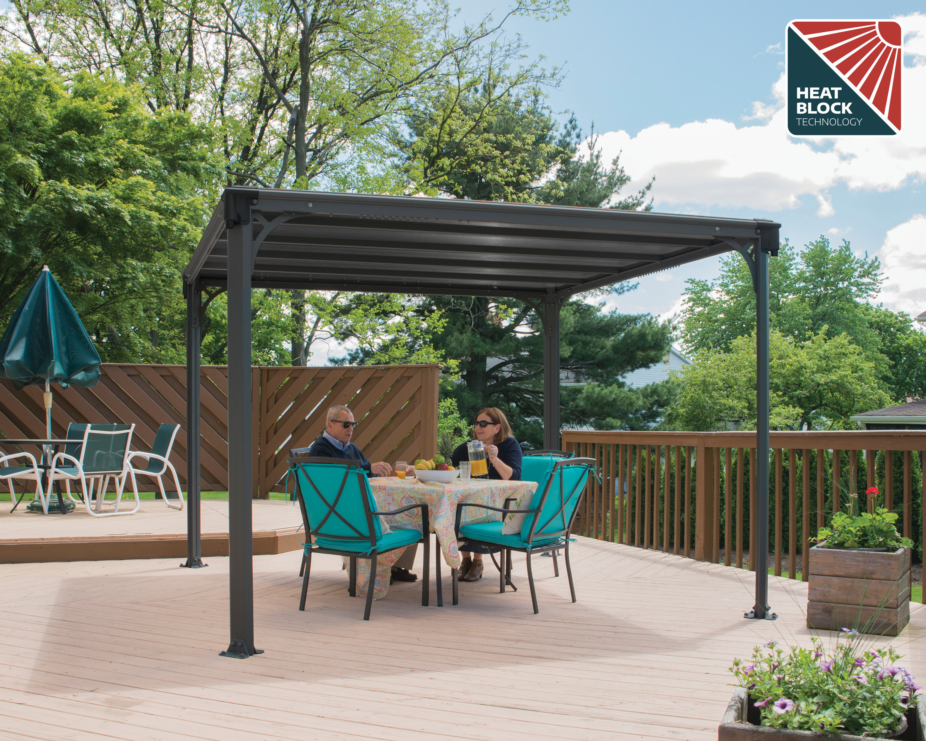 Canopia Milano 309X309 cm tuinpaviljoen Donkergrijs Brons-7290108133851 Canopia Milano 309X309 cm tuinpaviljoen Donkergrijs Brons