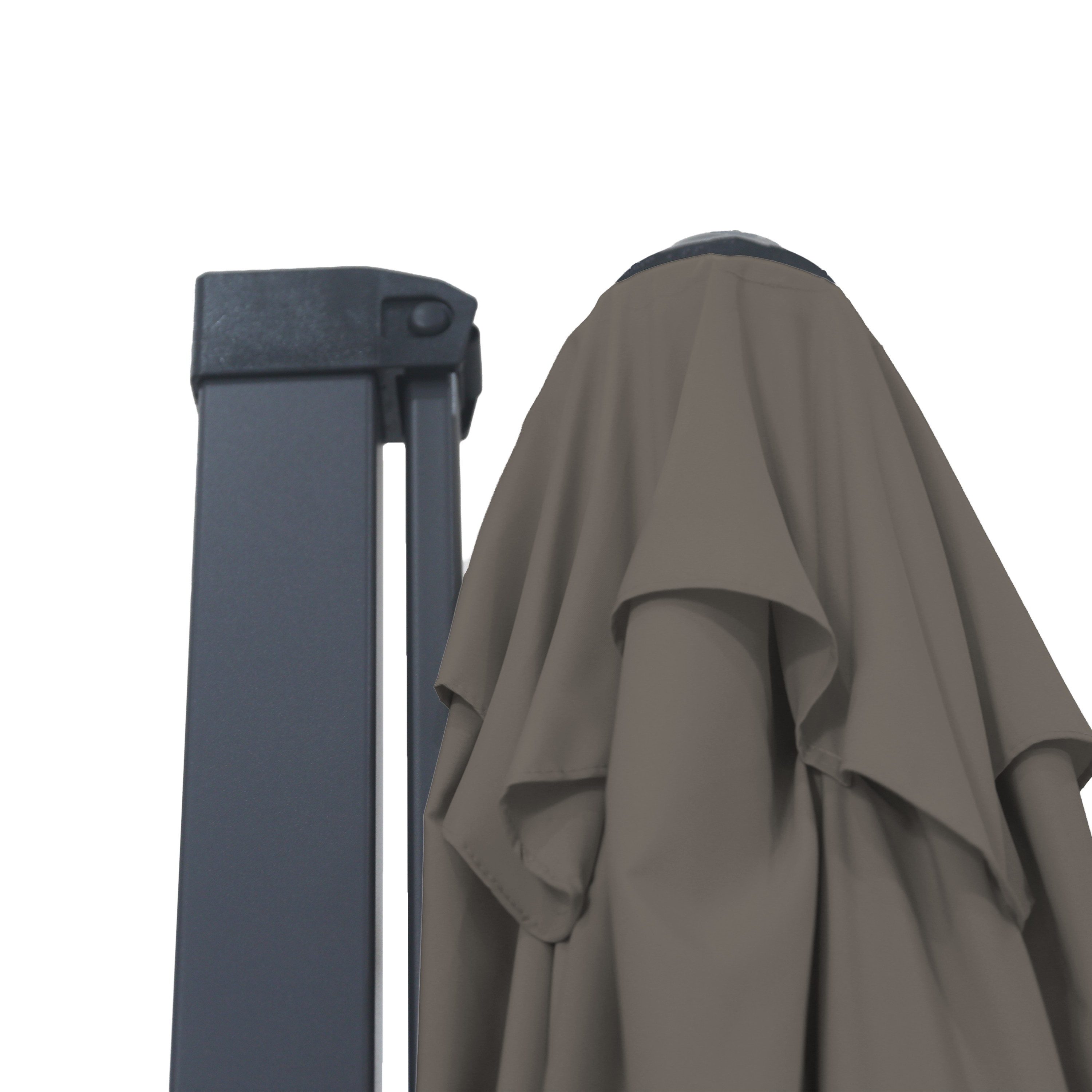 AXI Alina Cantilever Parasol 300x300cm Anthracite/Taupe