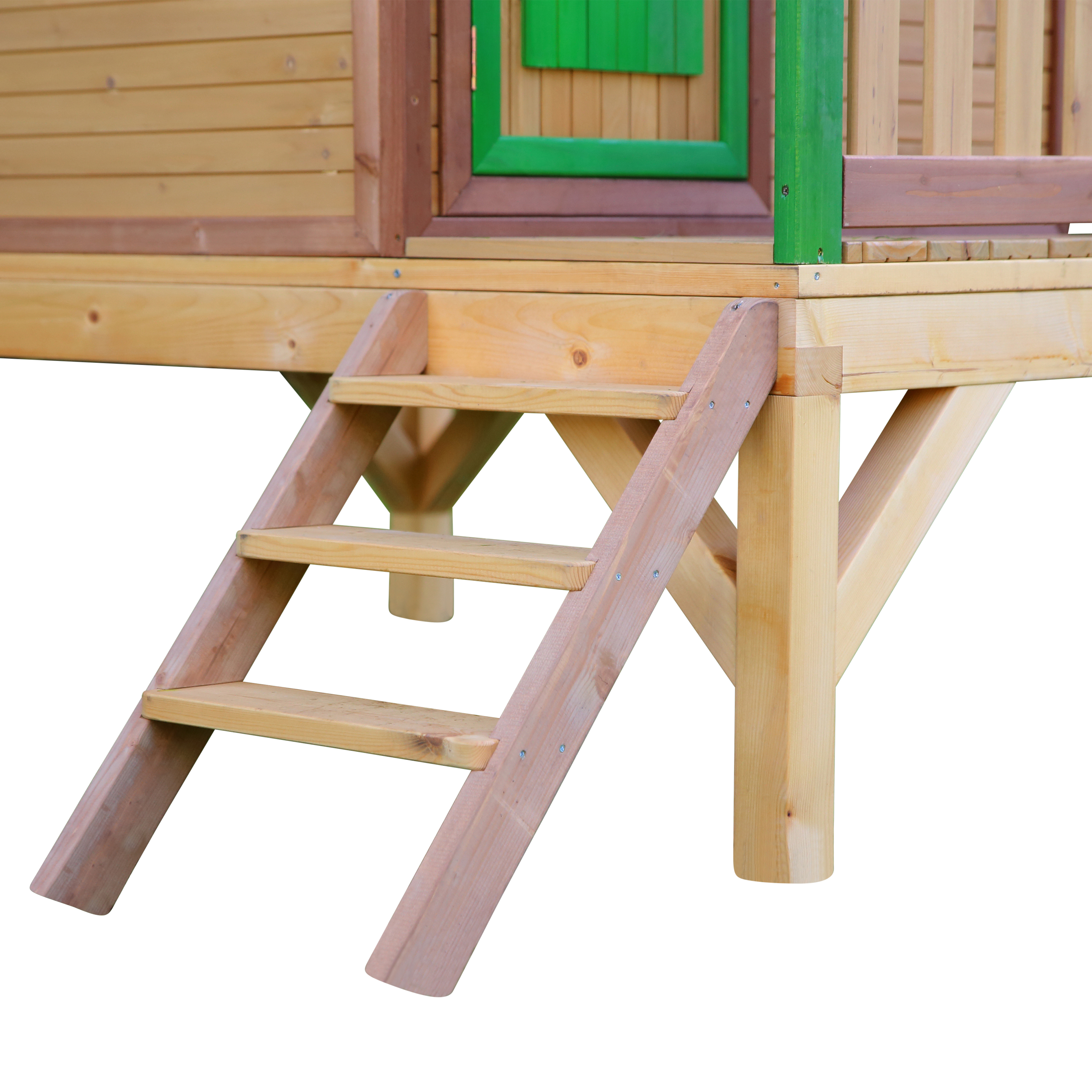 AXI Tom Playhouse Brown/Green - White Slide