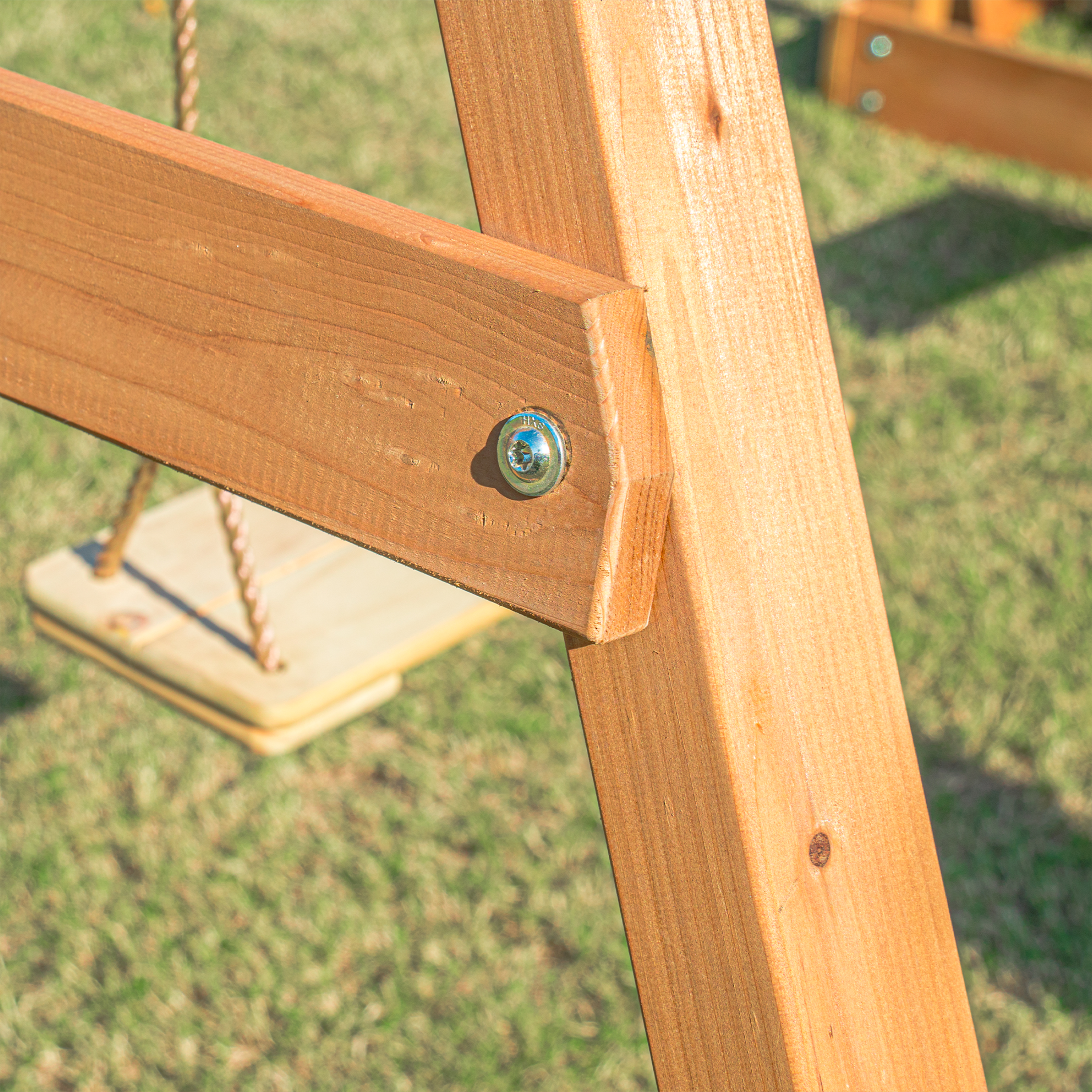 AXI Jack Climbing Frame with Double Swing and Trapeze – Red Slide