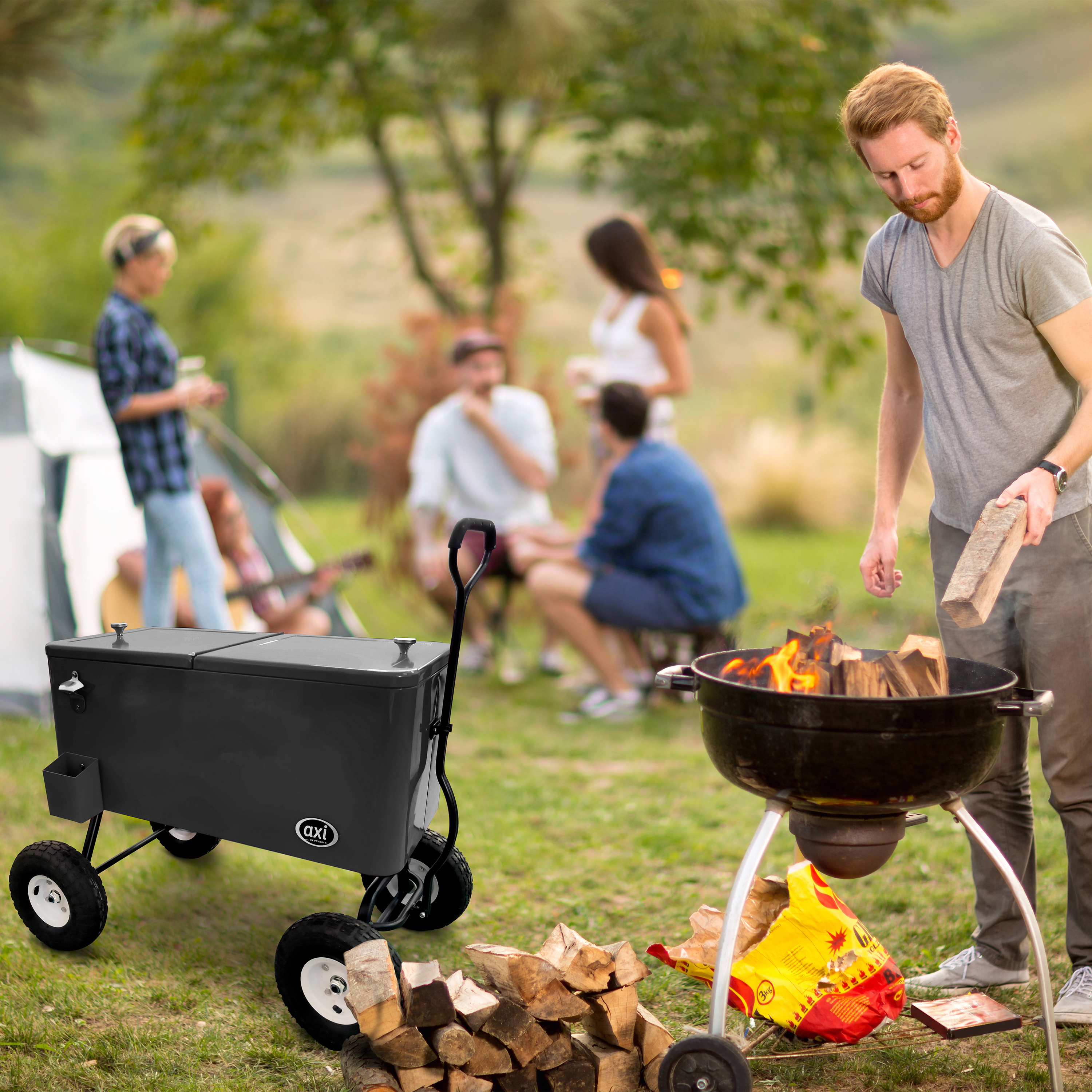 AXI Beach Wagon Cooler Black