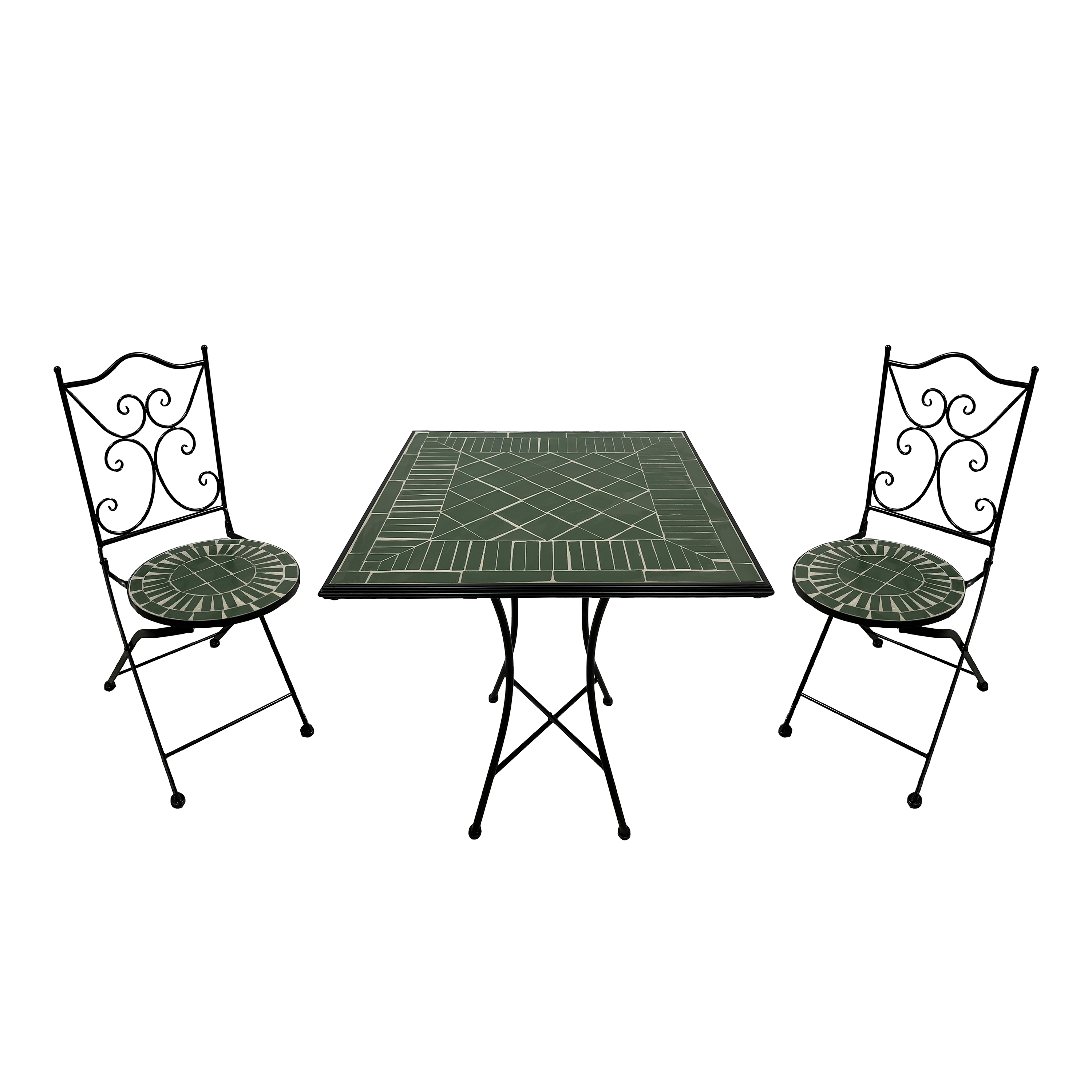 AXI Camilla Bistro Set Mosaic - Dark Green