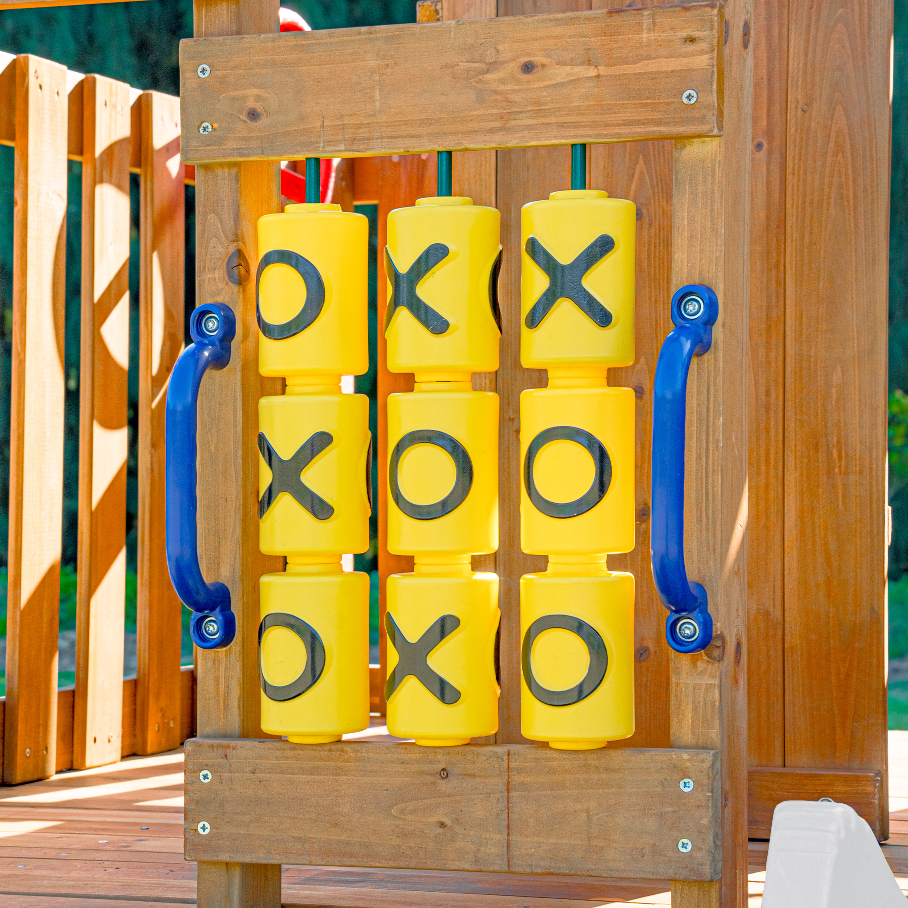 AXI Jack Climbing Frame with Double Swing and Trapeze – White Slide