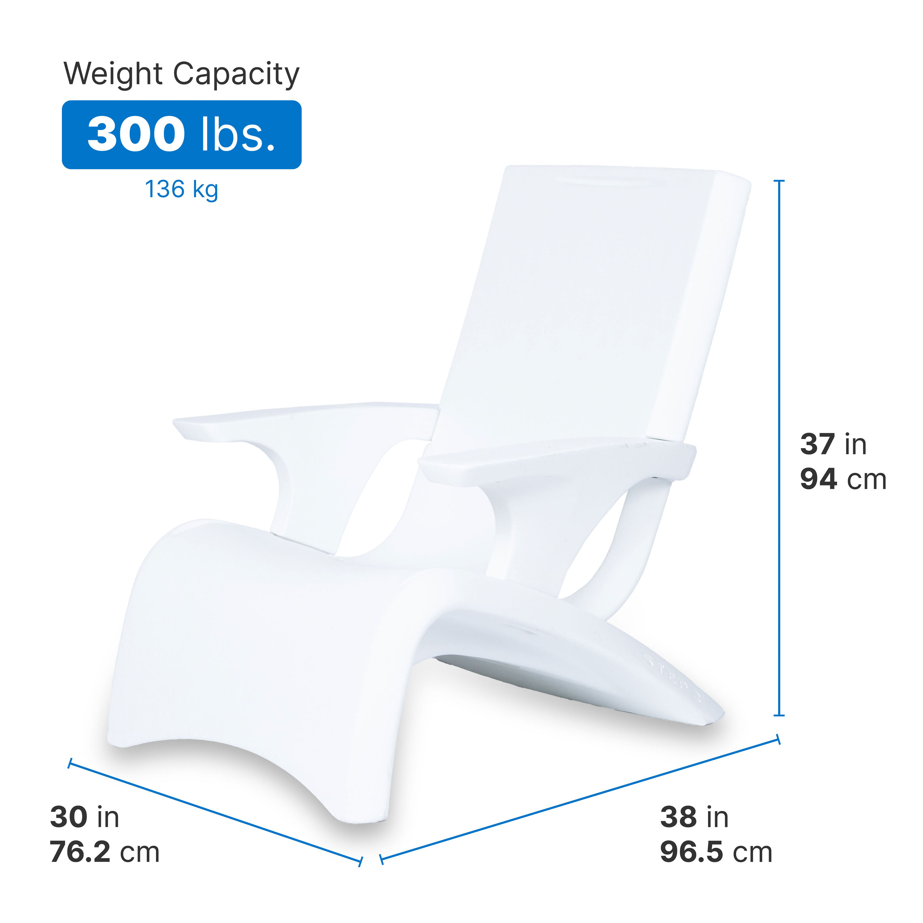 Step2 Vero Adirondack Pool Chair White