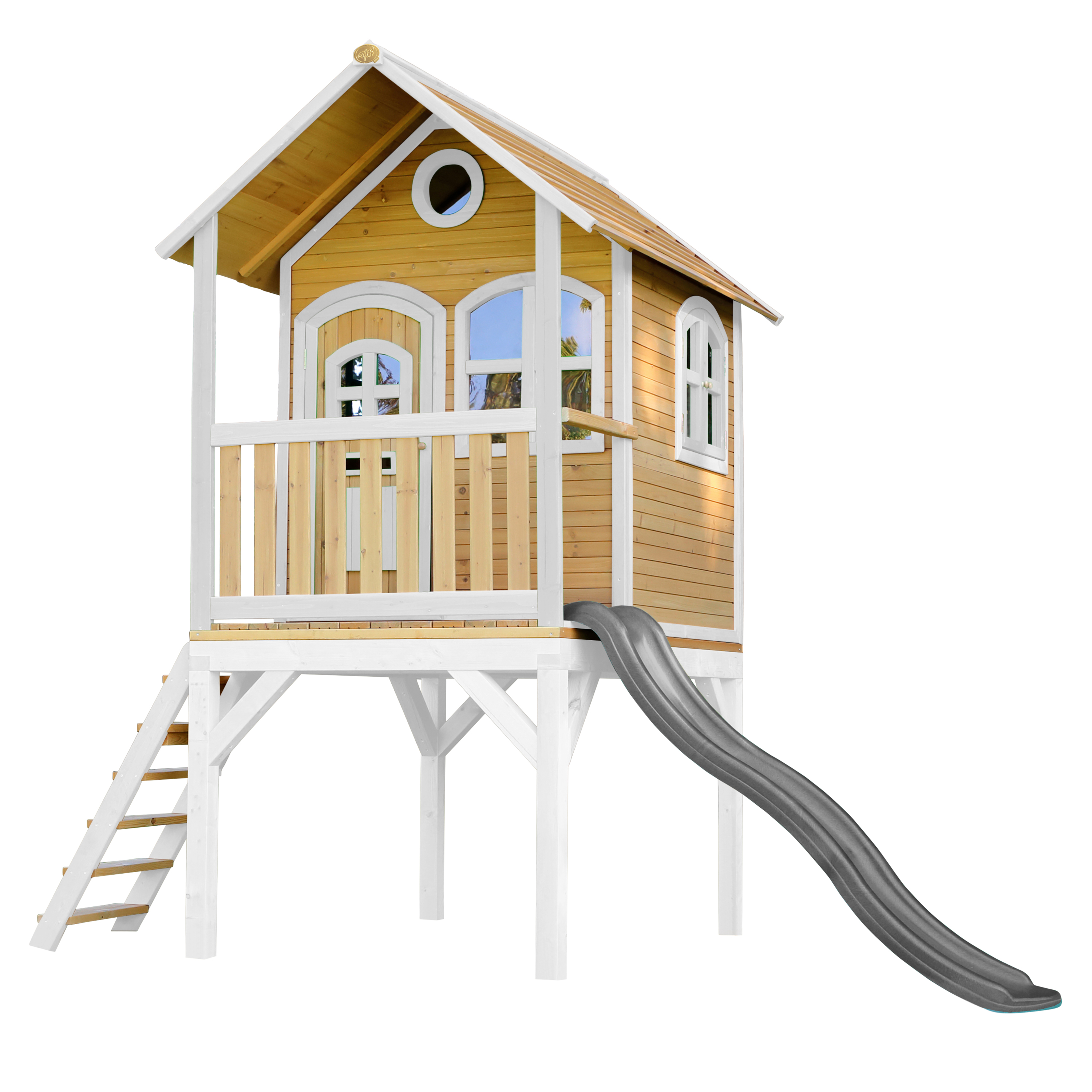 AXI Laura Playhouse Brown/White - Grey Slide