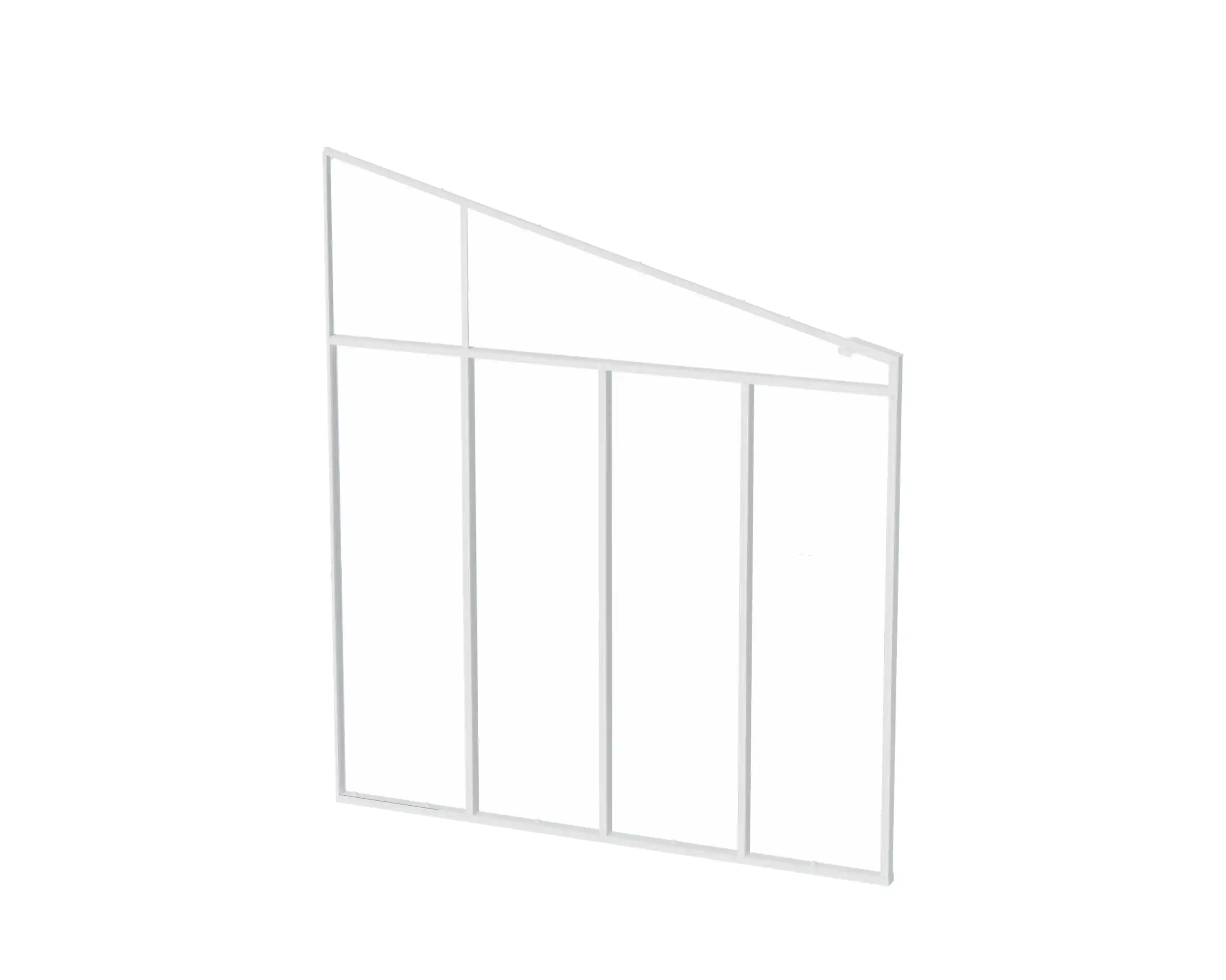 Canopia 3 m Witte Terrasoverkapping Zijwand Wit-7290108137675 Canopia 3 m Witte Terrasoverkapping Zijwand Wit