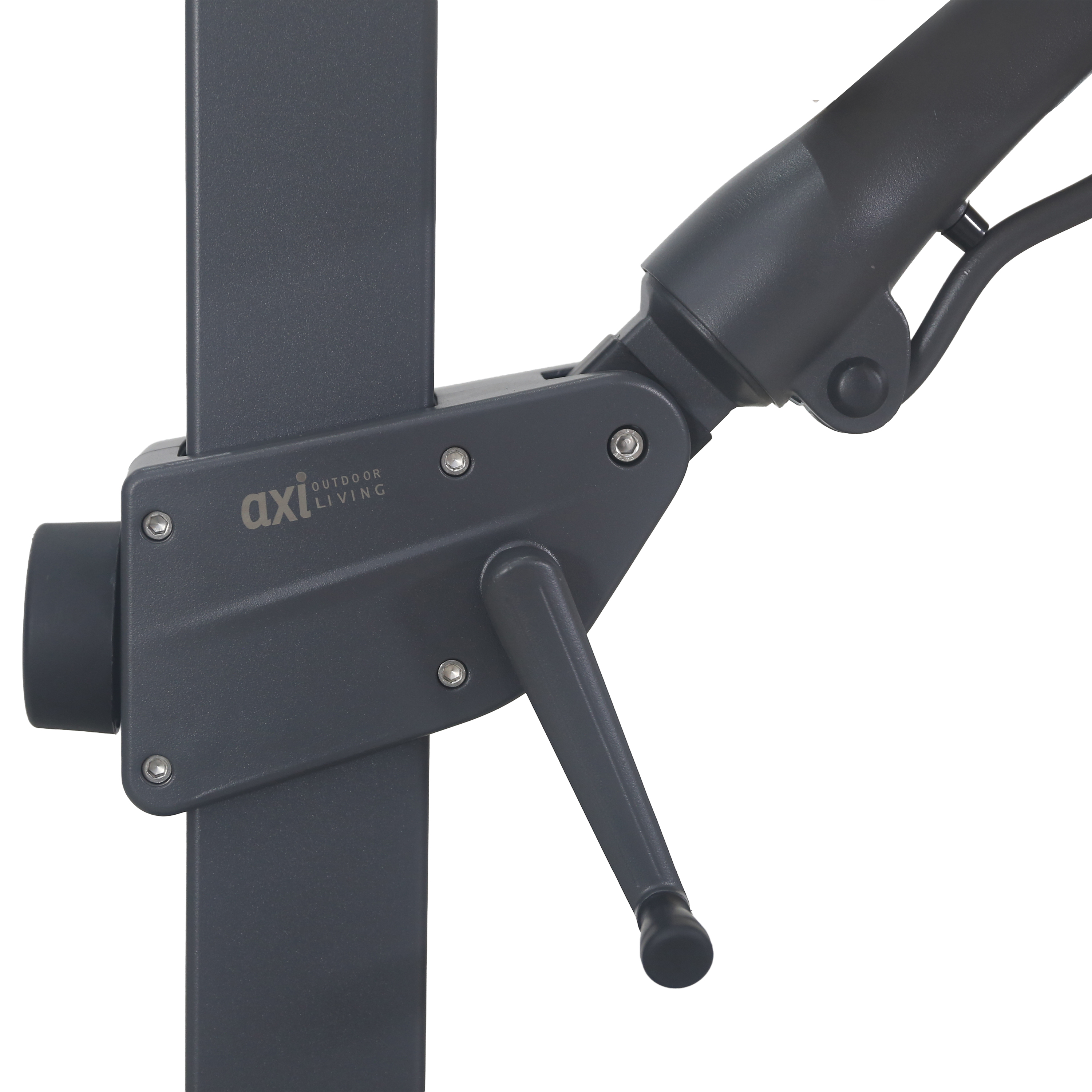 AXI Alina Cantilever Parasol 300x300cm Anthracite/Taupe