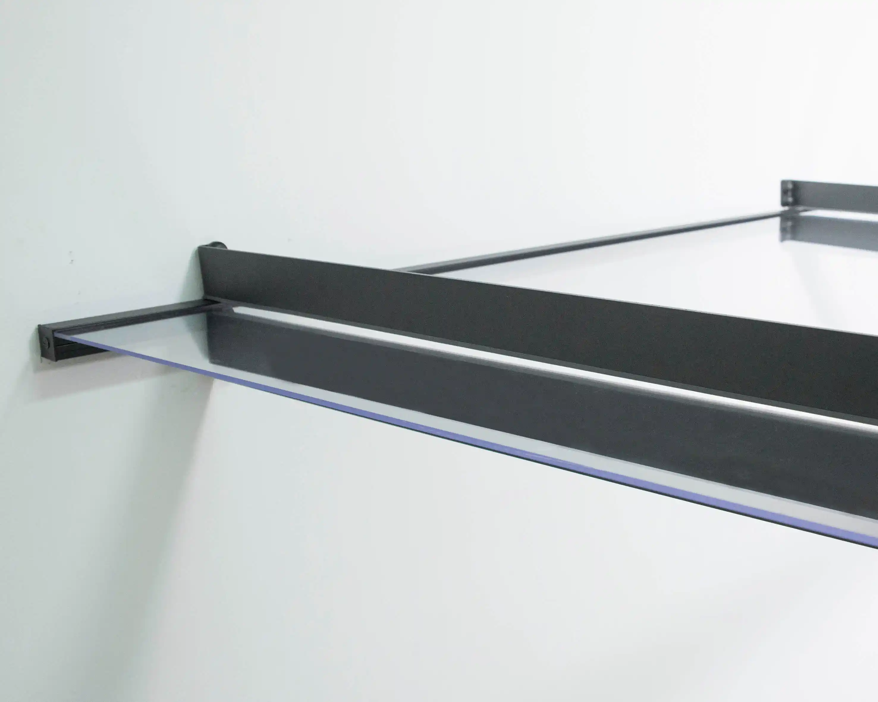 Canopia Nancy 150X94X14 cm Deur en Veranda Luifel Donkergrijs Helder-7290108136555 Canopia Nancy 150X94X14 cm Deur en Veranda Luifel Donkergrijs Helder