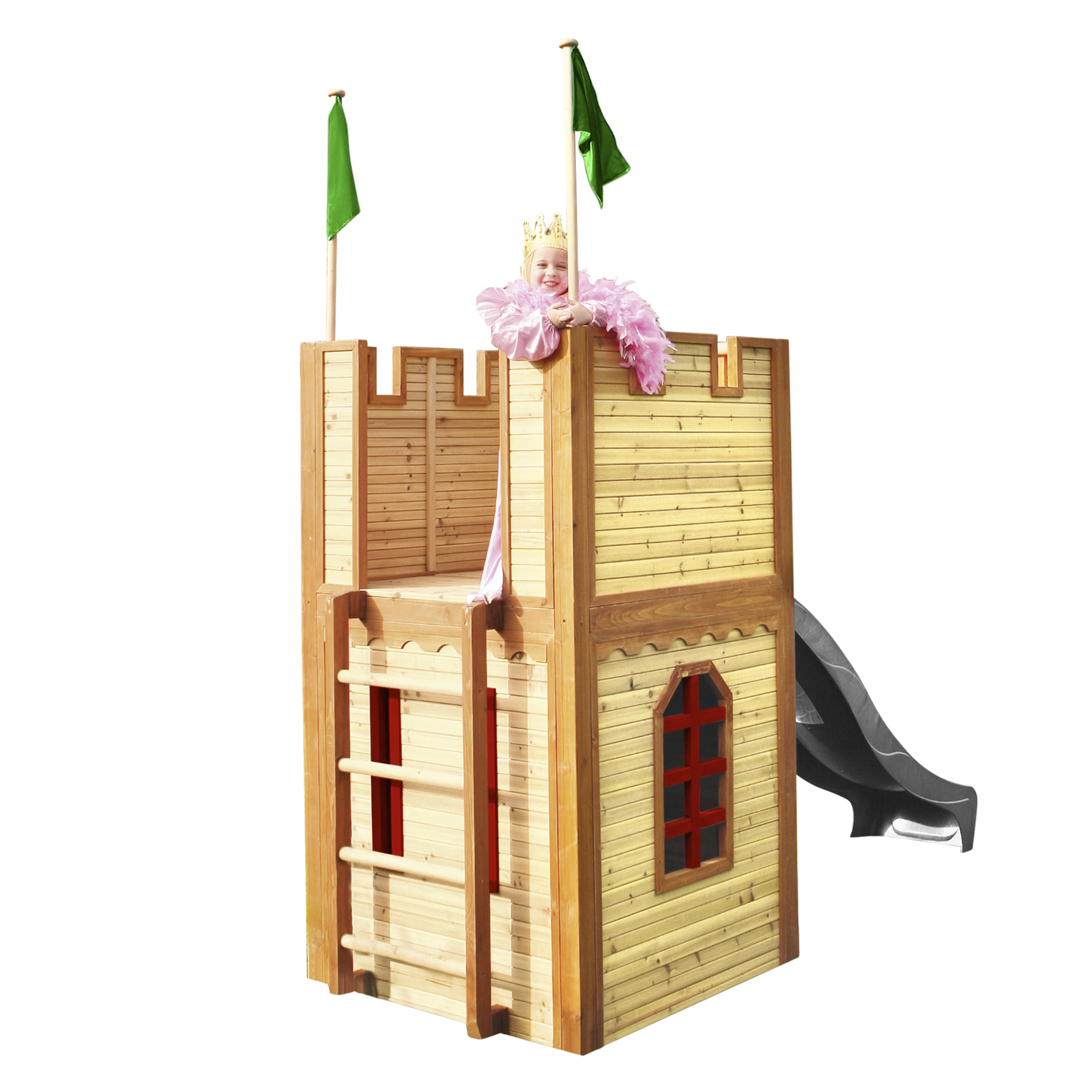 AXI Arthur Playhouse Brown/Red - Grey Slide