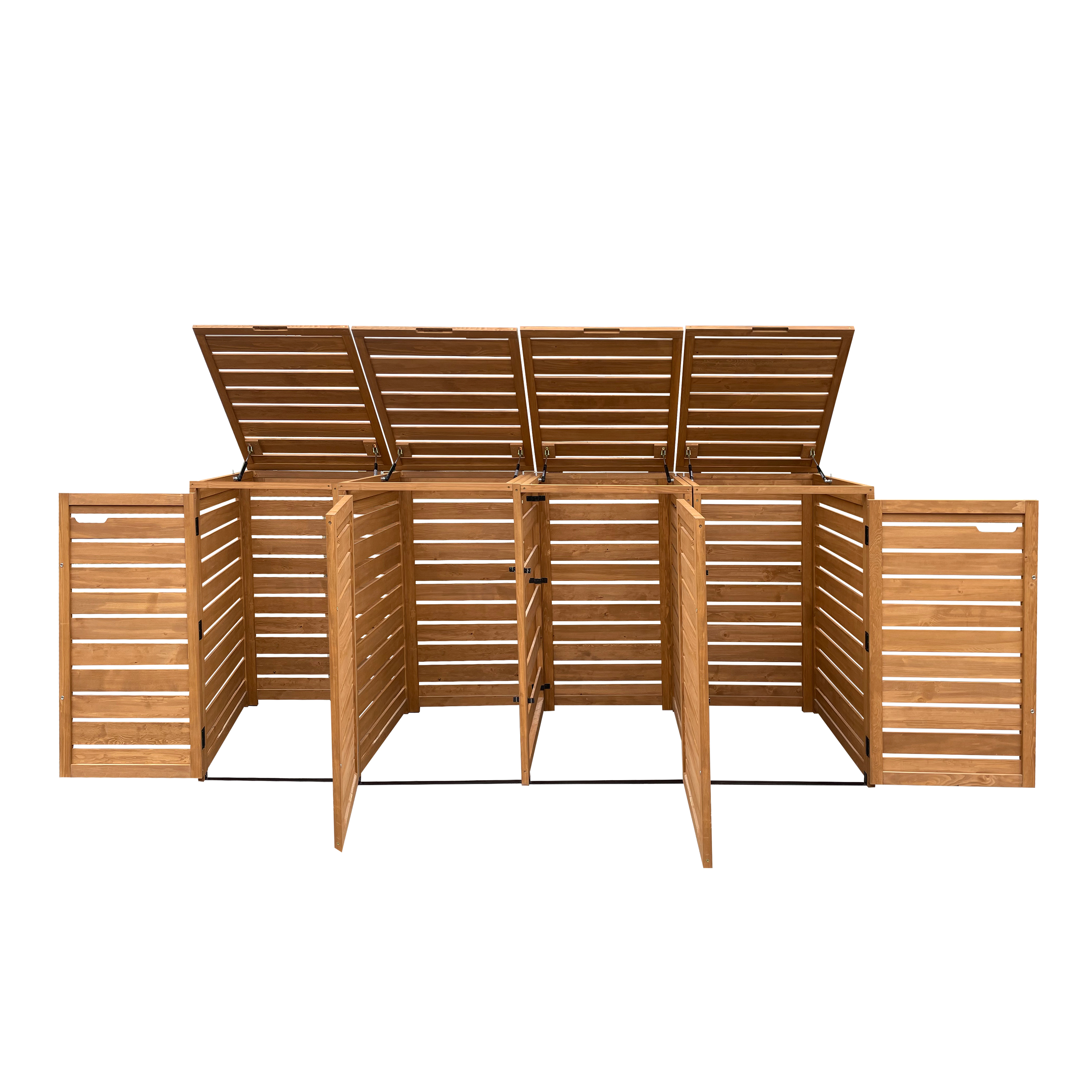 AXI Lex Wooden Bin Storage Brown – 4 bins