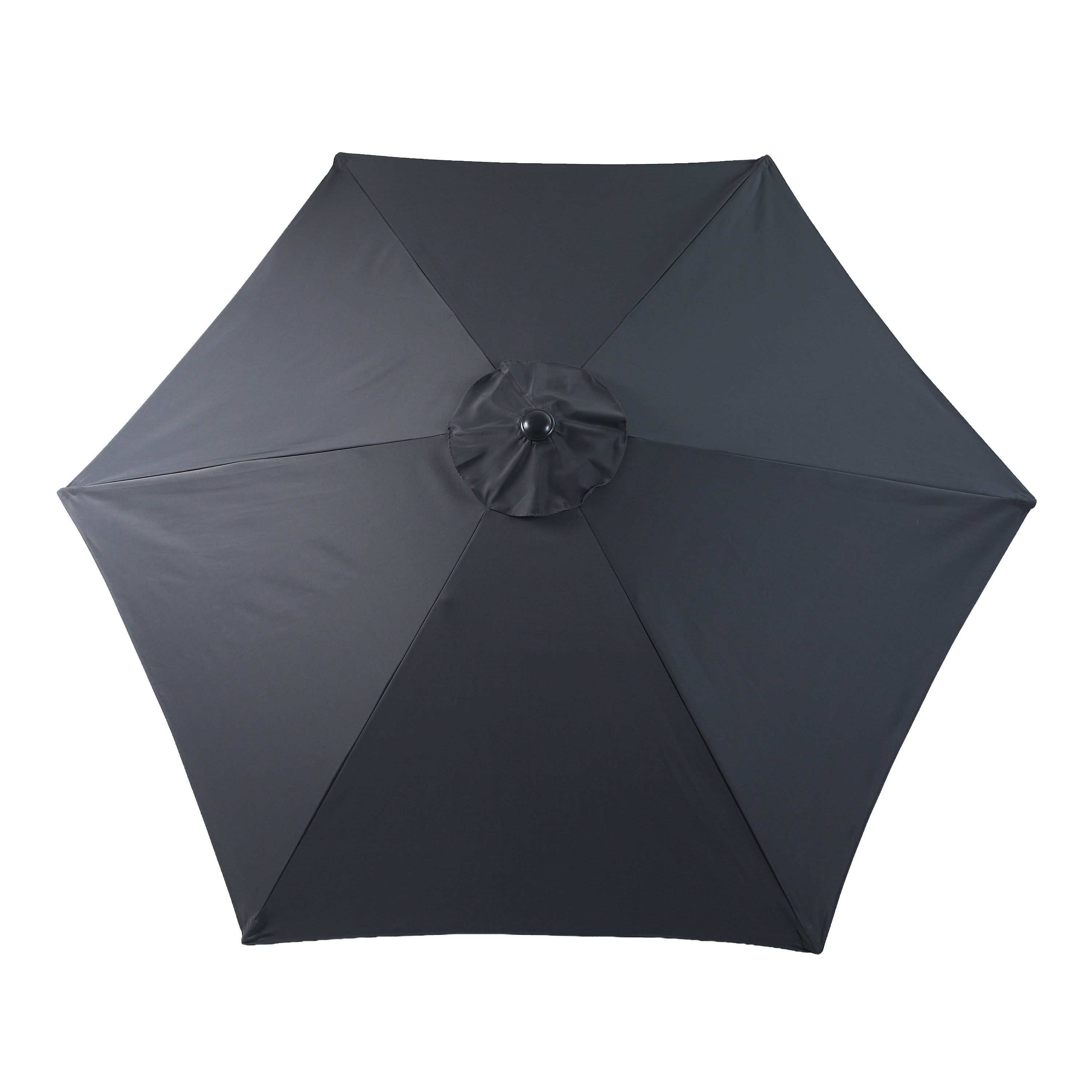 AXI Noor Centre Pole Parasol Ø 300cm incl. parasol base Anthracite/Grey