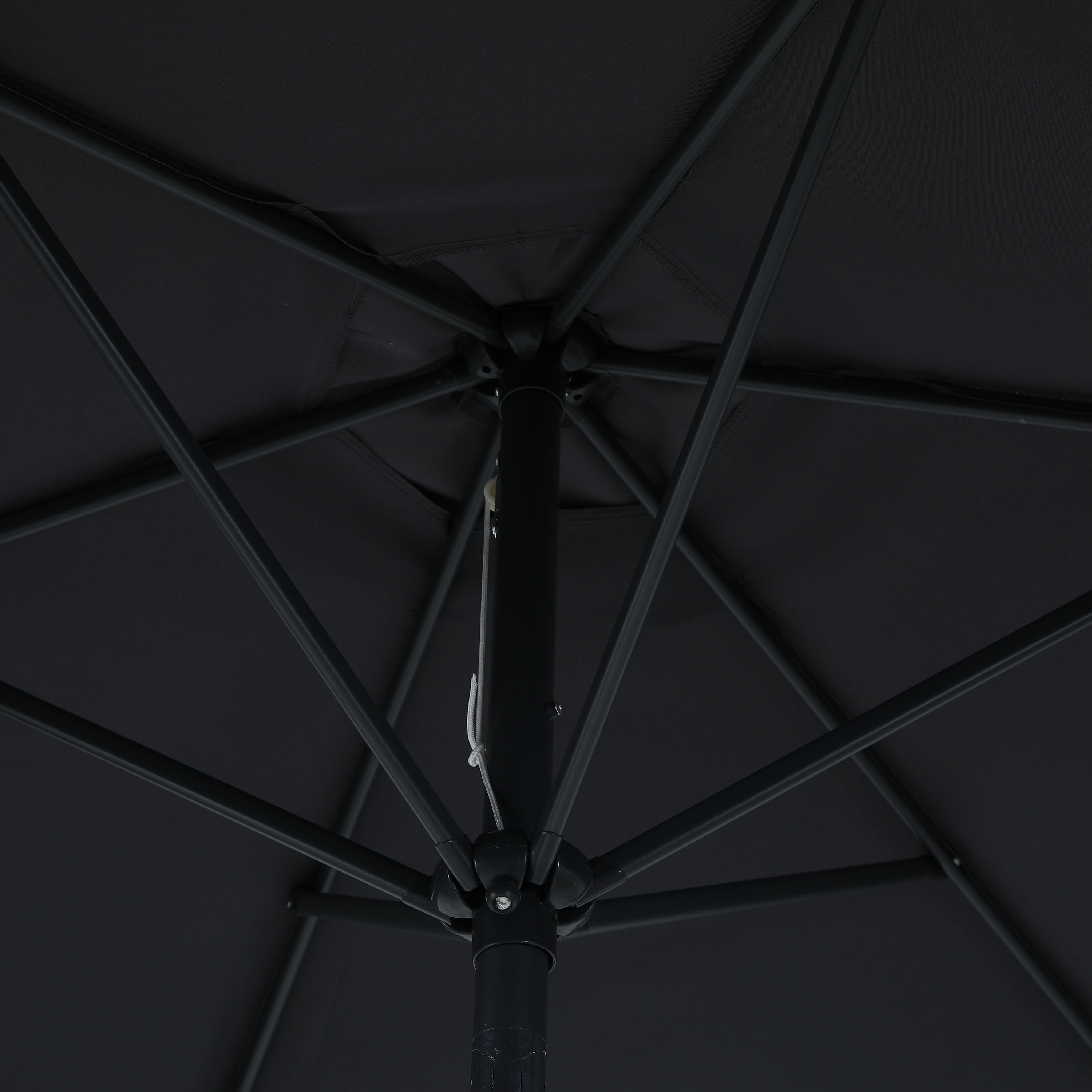 AXI Noor Centre Pole Parasol Ø 300cm Anthracite/Grey