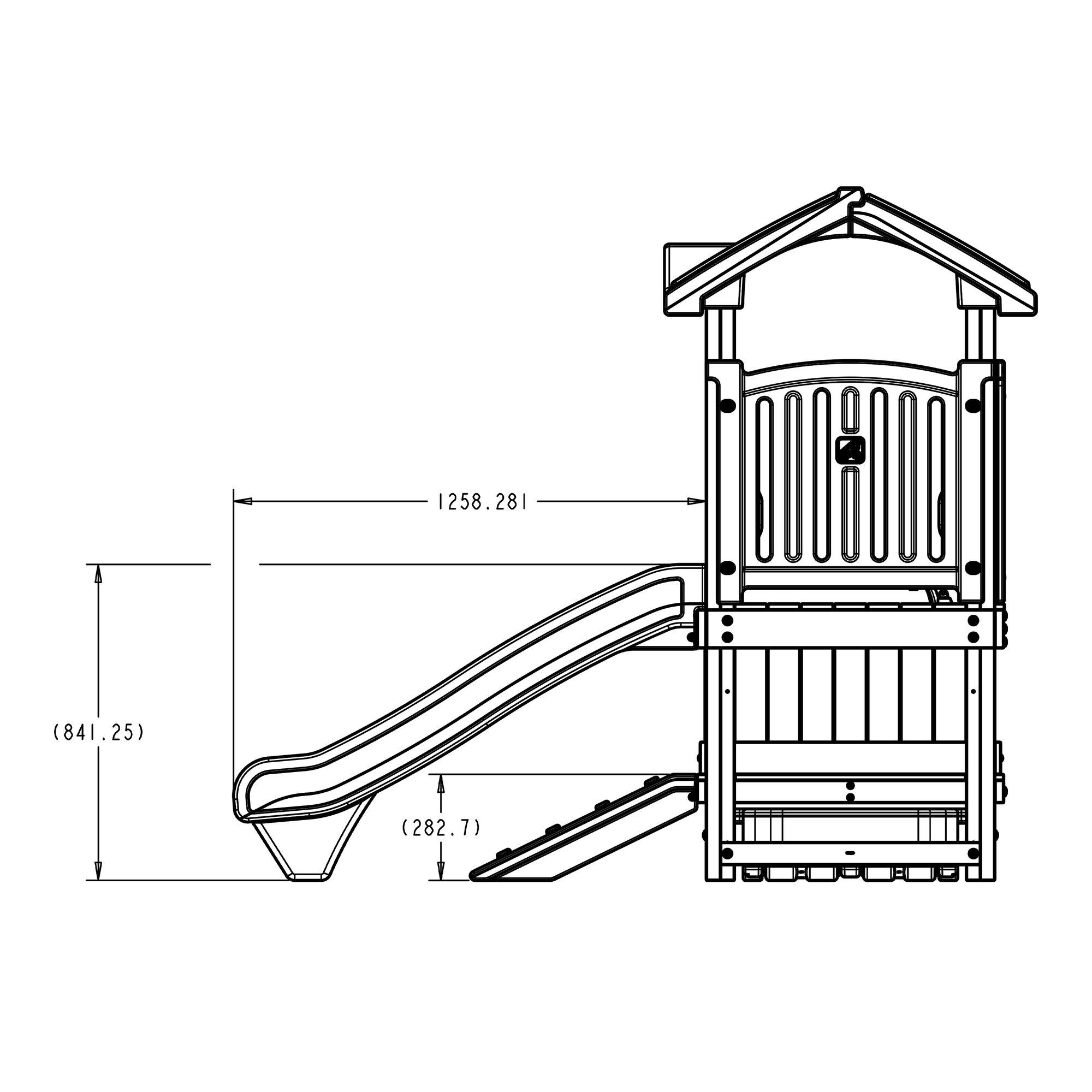 Step2 Woodland Adventure Maisonnette en bois et Toboggan plastique 