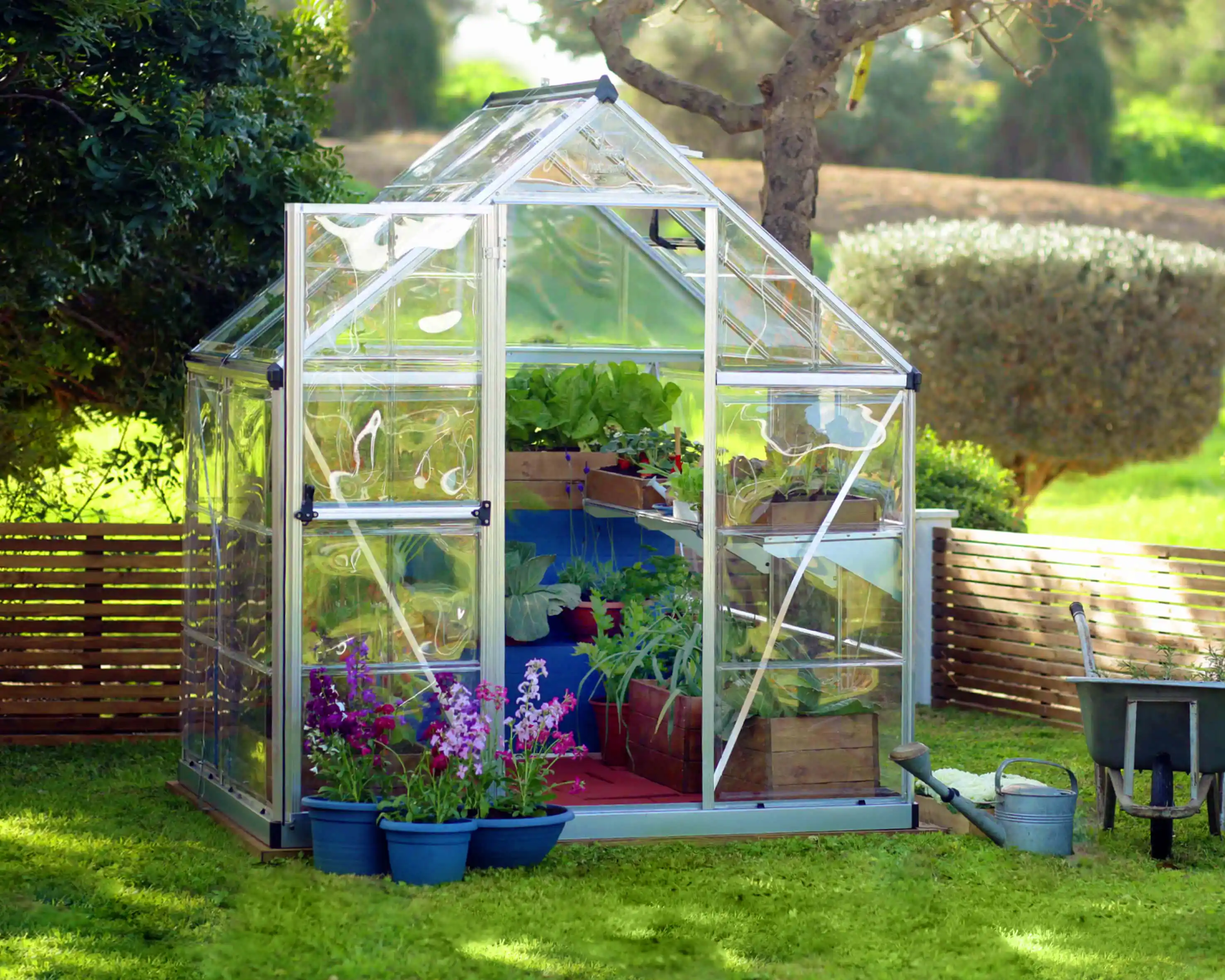 Canopia Harmony 126X185X208 cm Serre de jardin Agrent transparente