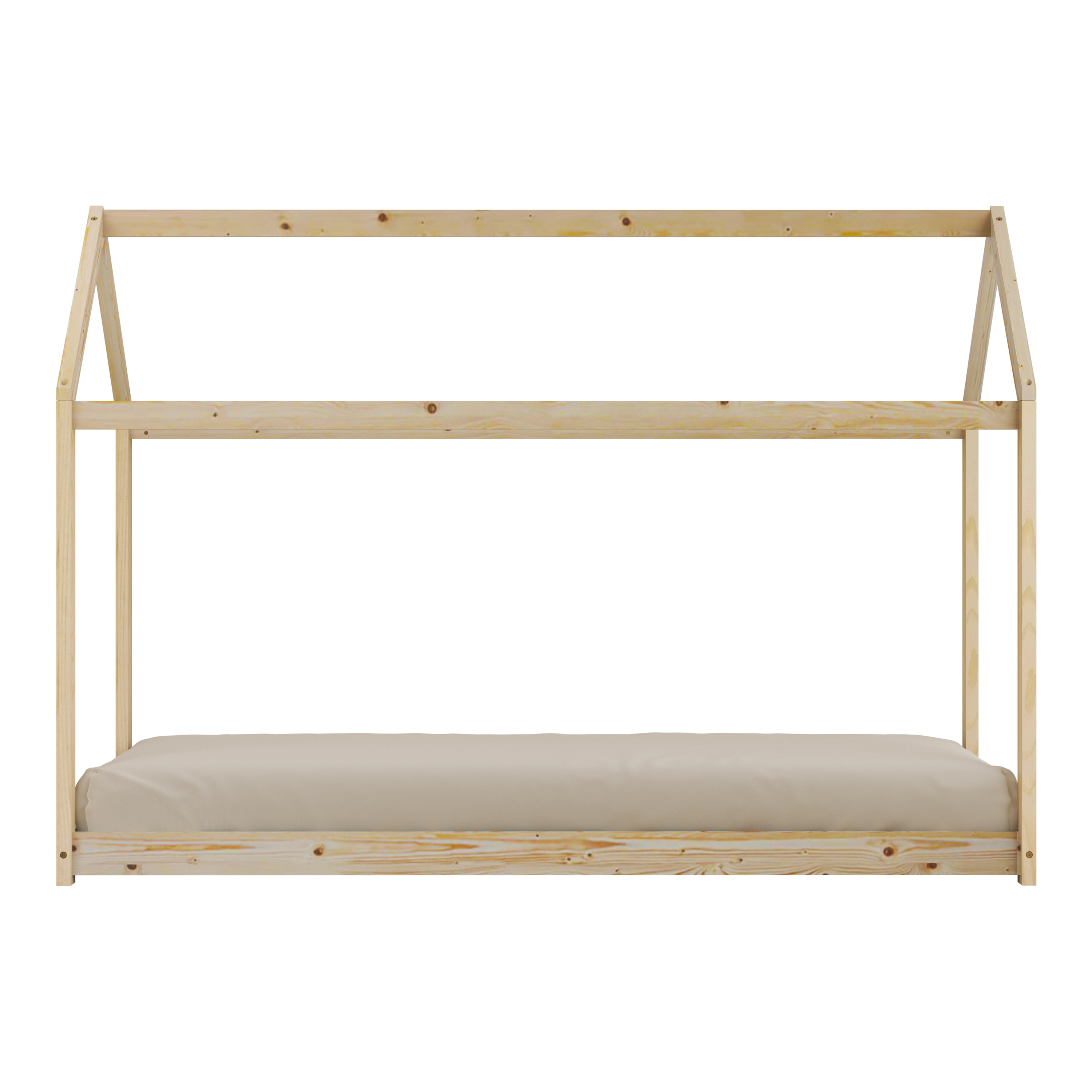 Sunny Zoey House Bed Natural – Without Mattress-8720365068867 Sunny Zoey House Bed Natural – Without Mattress