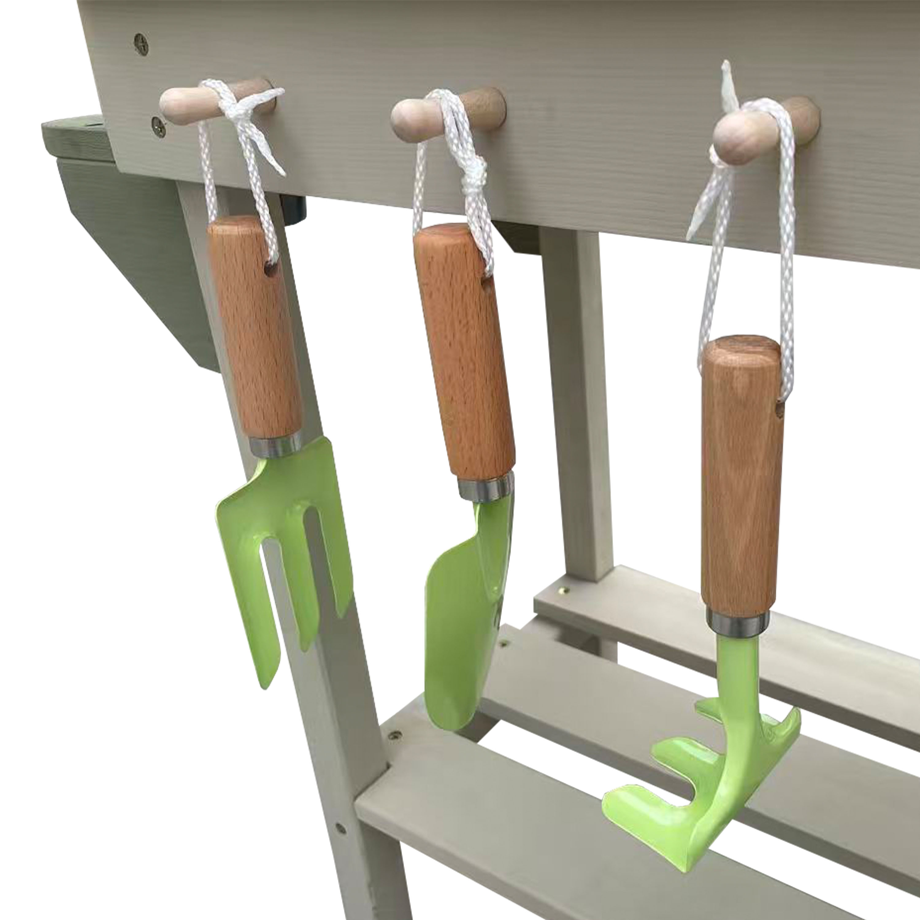 AXI Sev Sand & Water Play Kitchen Grey/Green