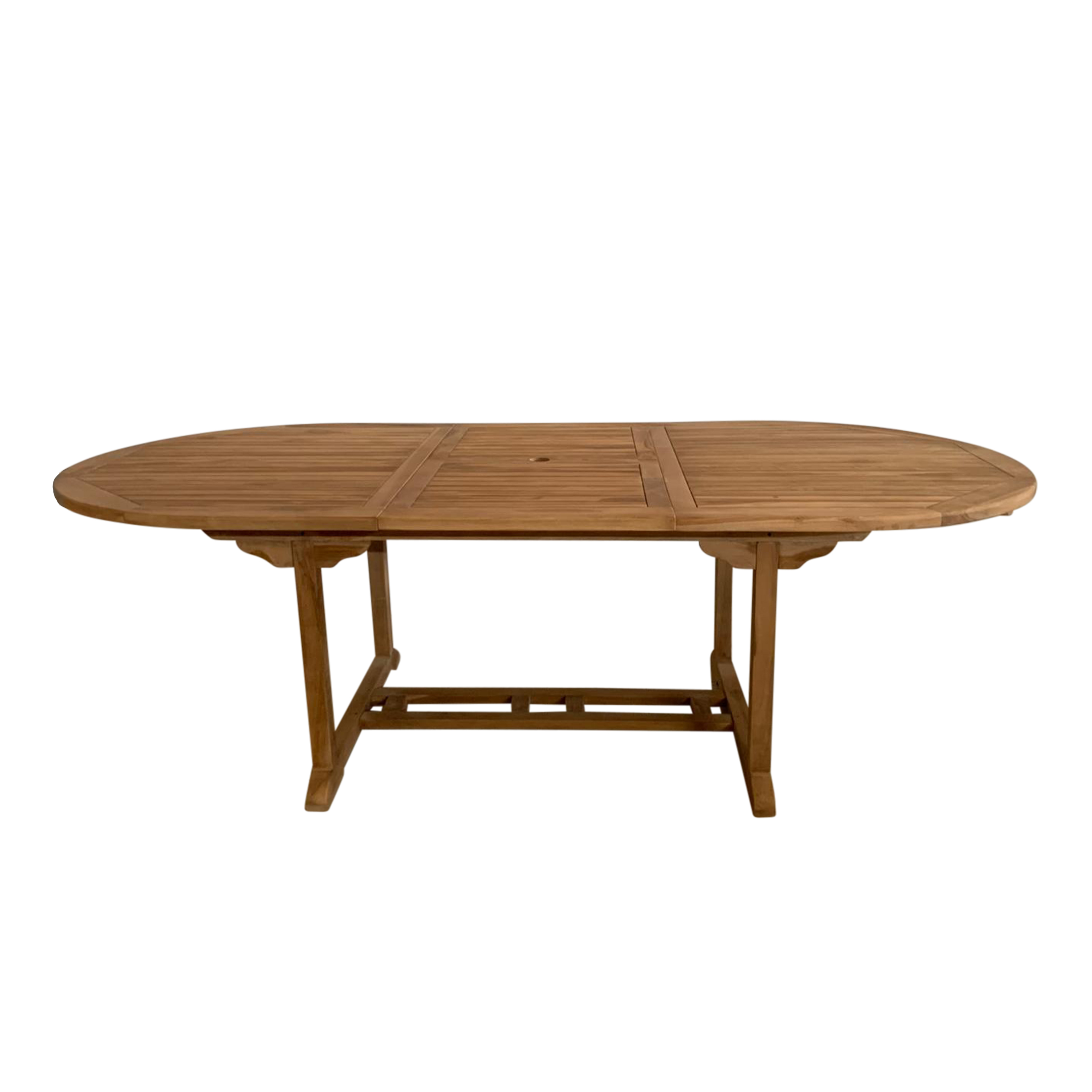 AXI Marzi Teak Oval Extendable Garden Table 180 – 240 cm