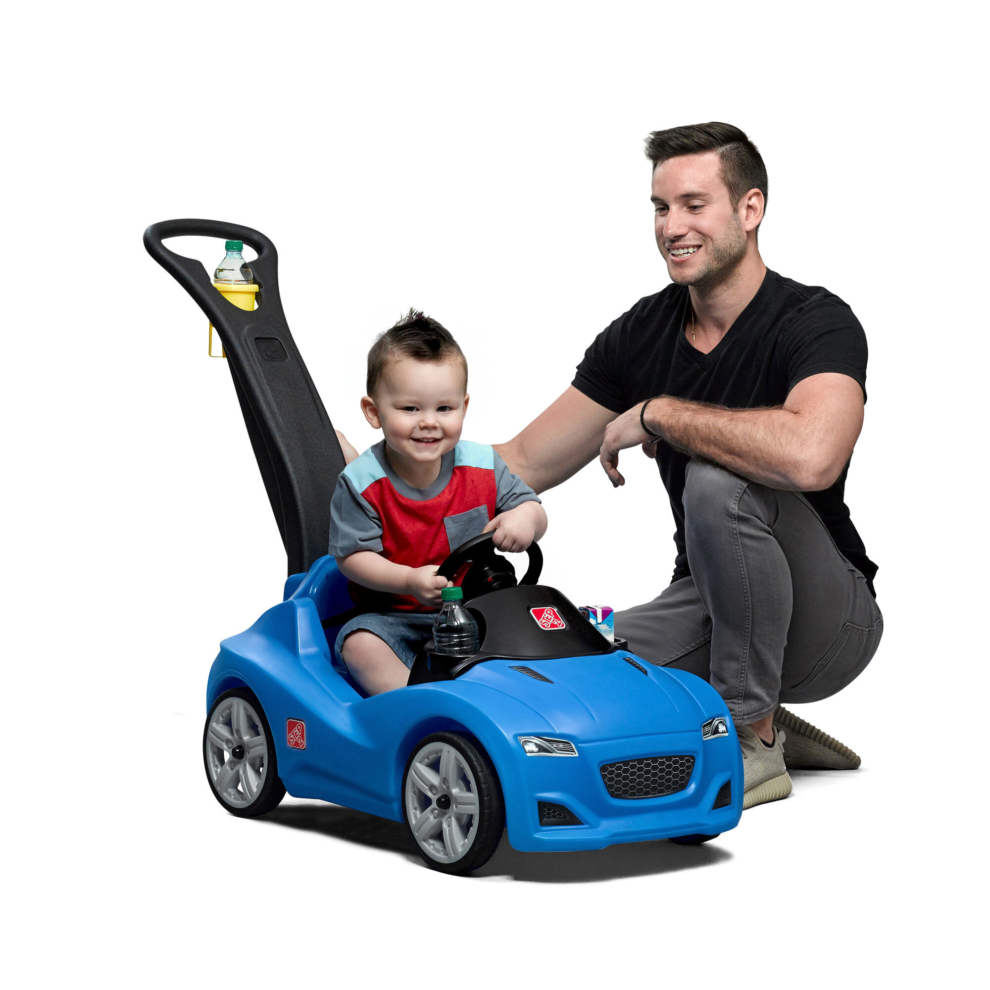 Step2 Push Whisper Porteur voiture Bleu