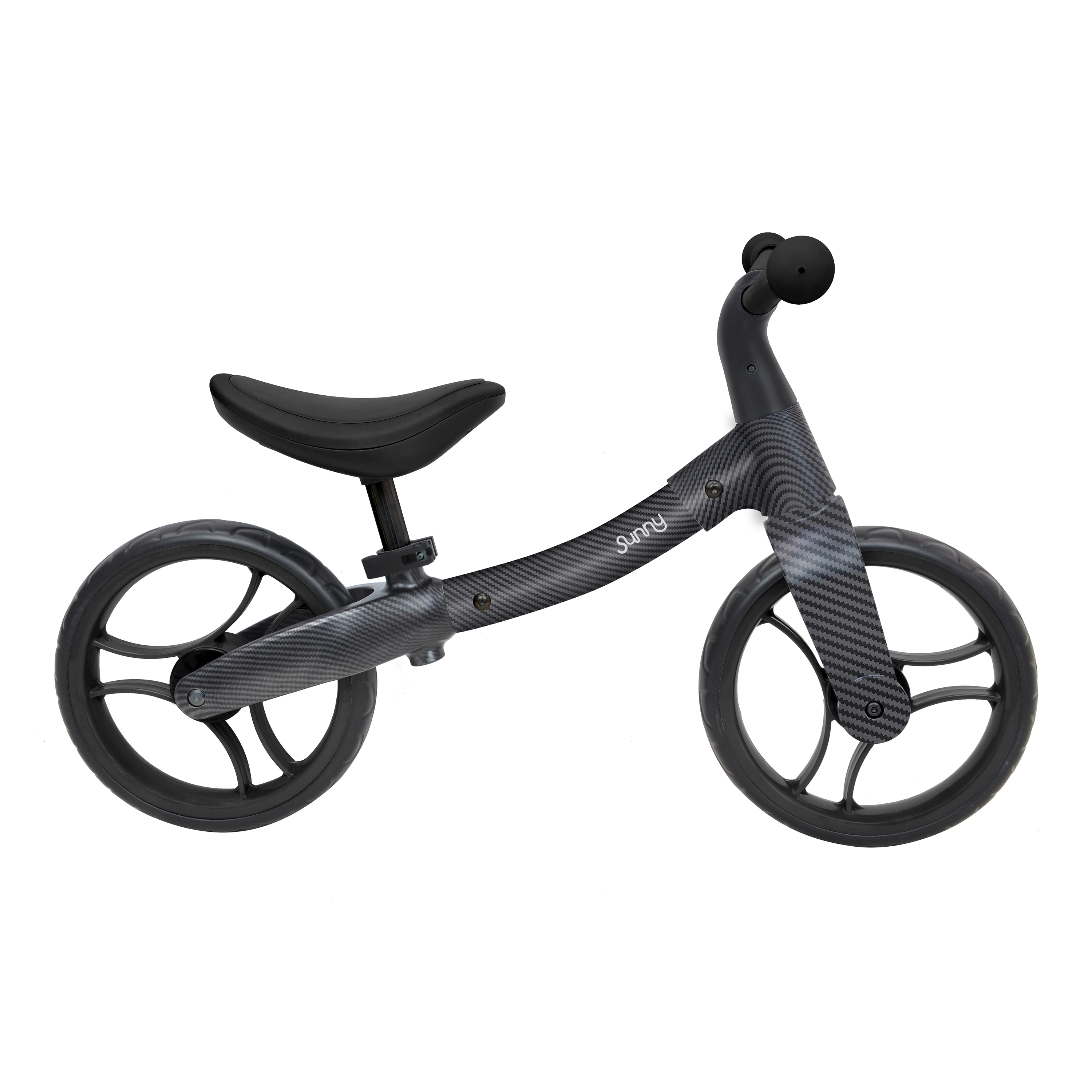 Sunny Balance Bike 3000 Draisienne en métal avec look en fibre de carbone