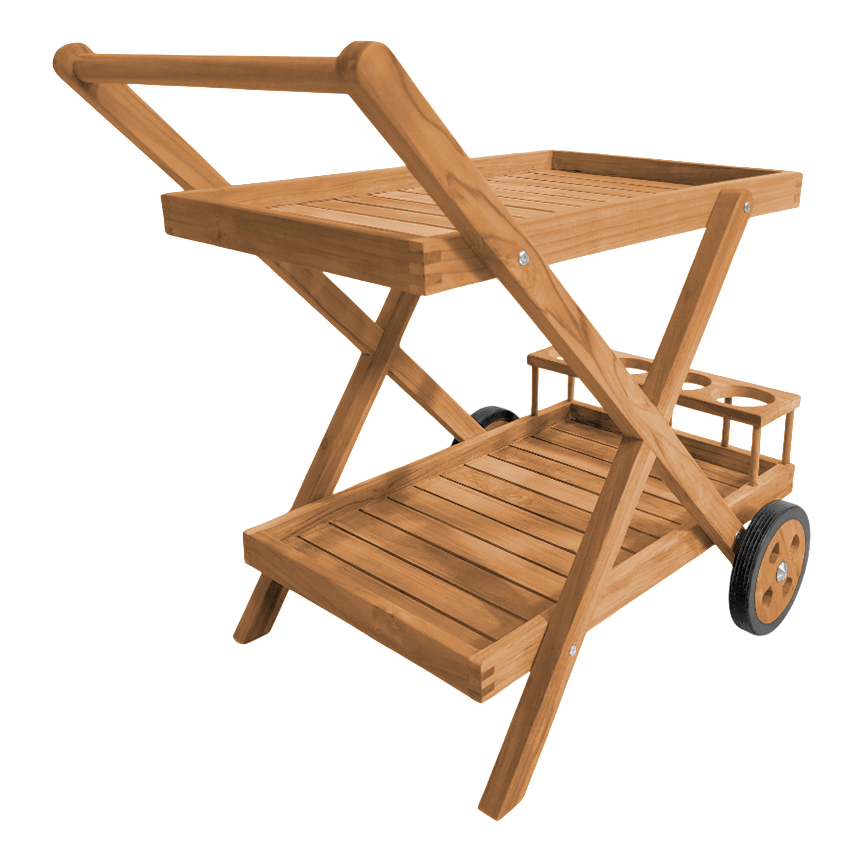 AXI Bodhi Teak Serving Trolley