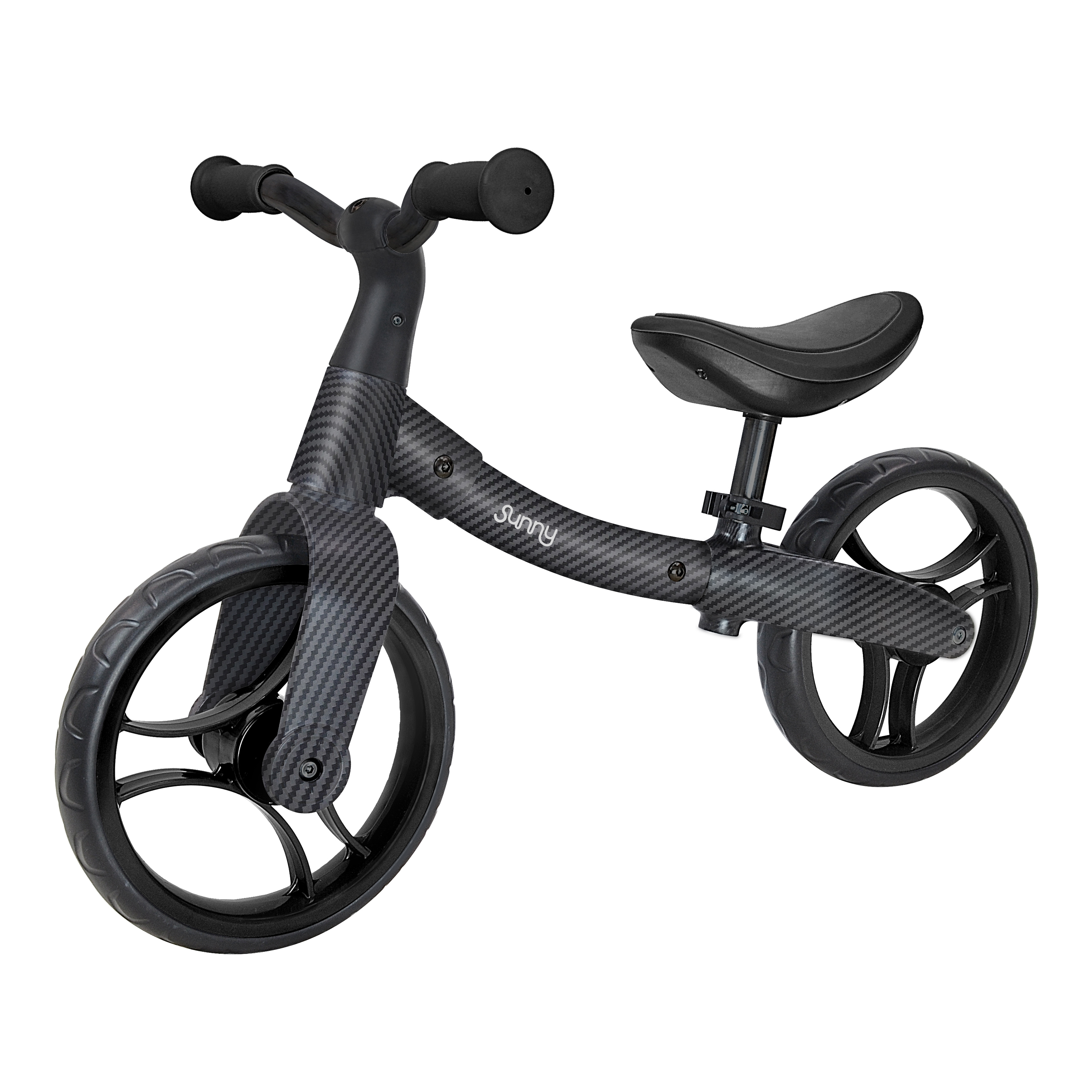 Sunny Balance Bike 3000 Draisienne en métal avec look en fibre de carbone