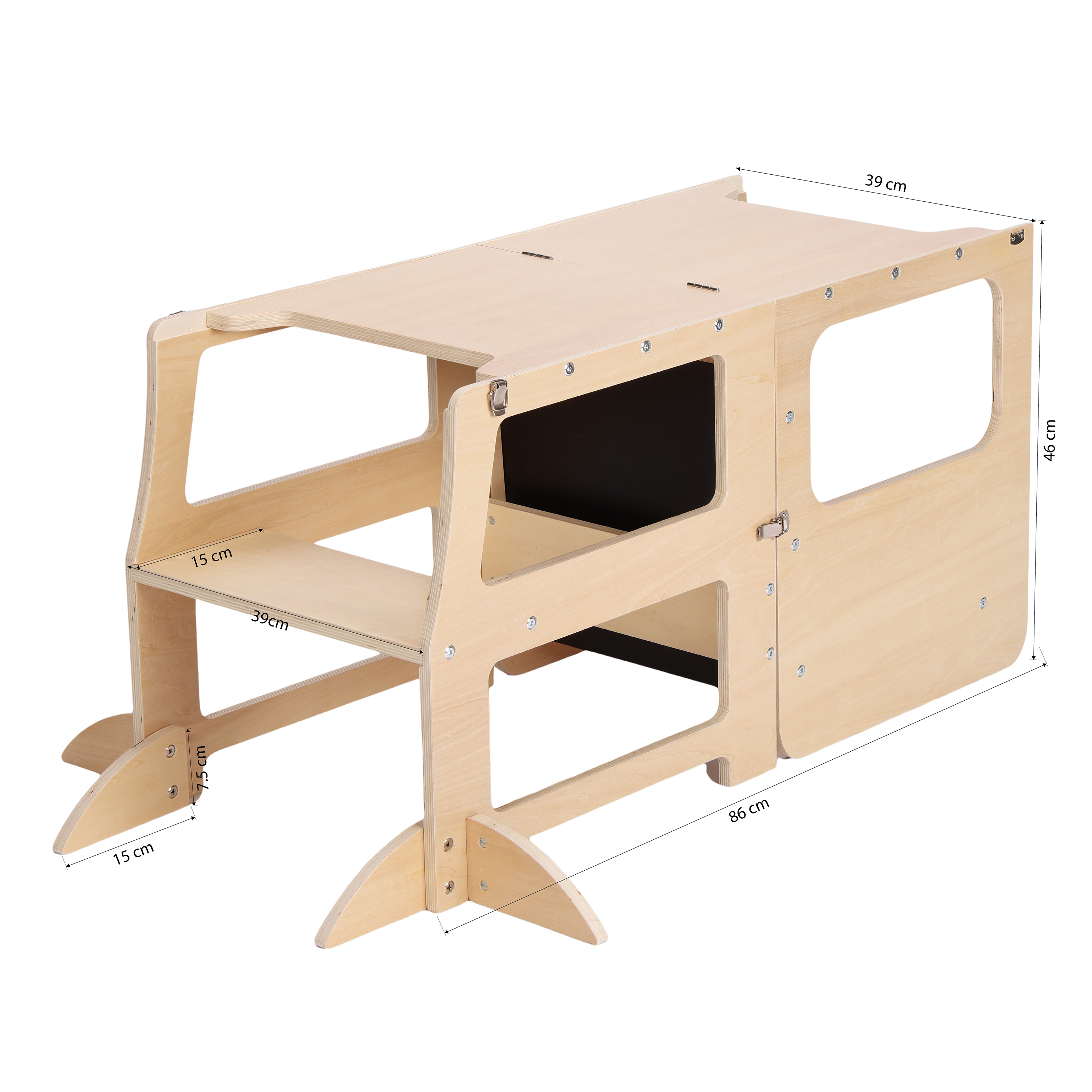 Sunny Mae Learning Tower 2-in-1 Natural