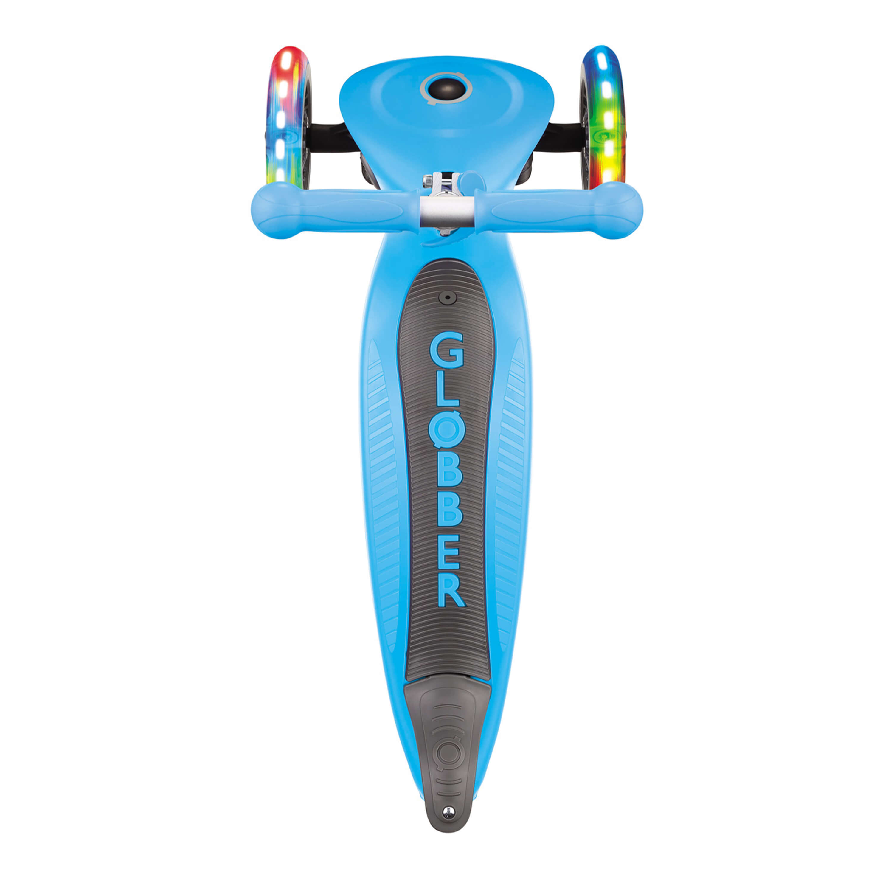 Globber Go Up Foldable Plus Lights 3-in-1 Step lucht blauw