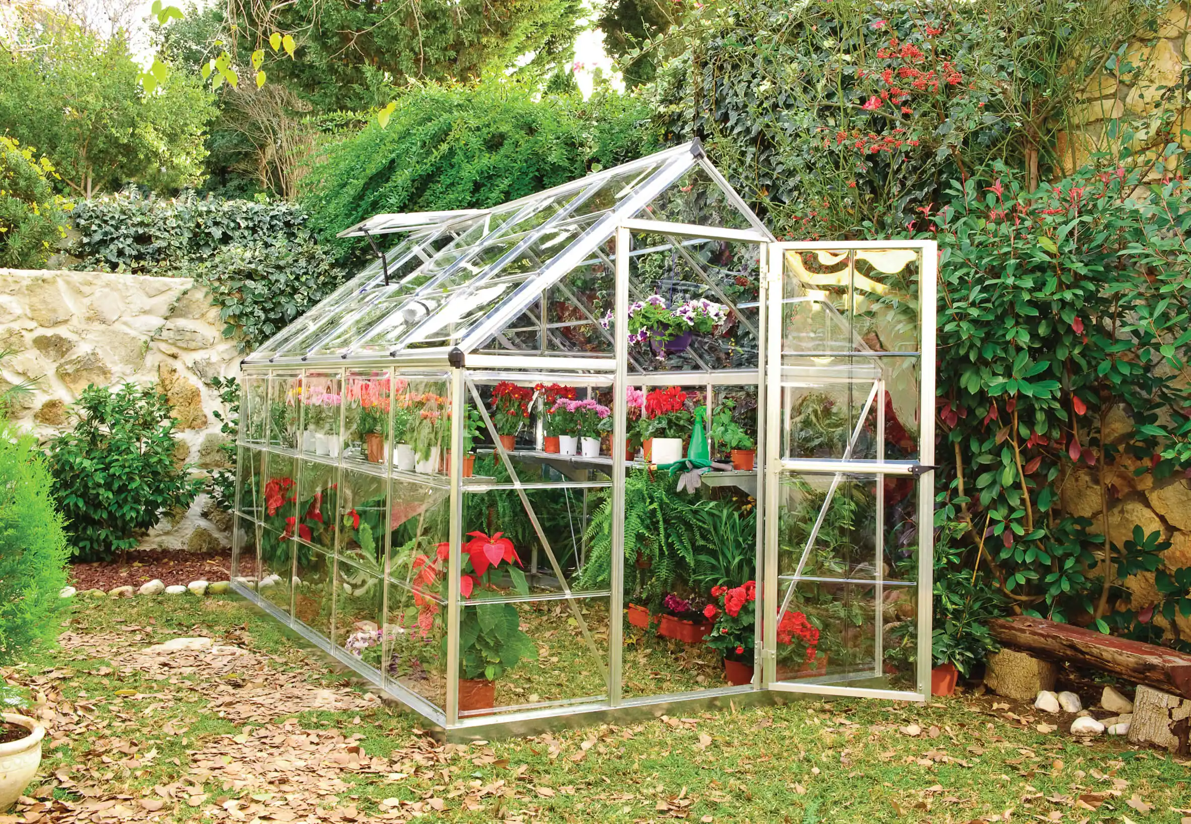 Canopia Harmony 306X185X208 cm Serre de jardin Argent transparente