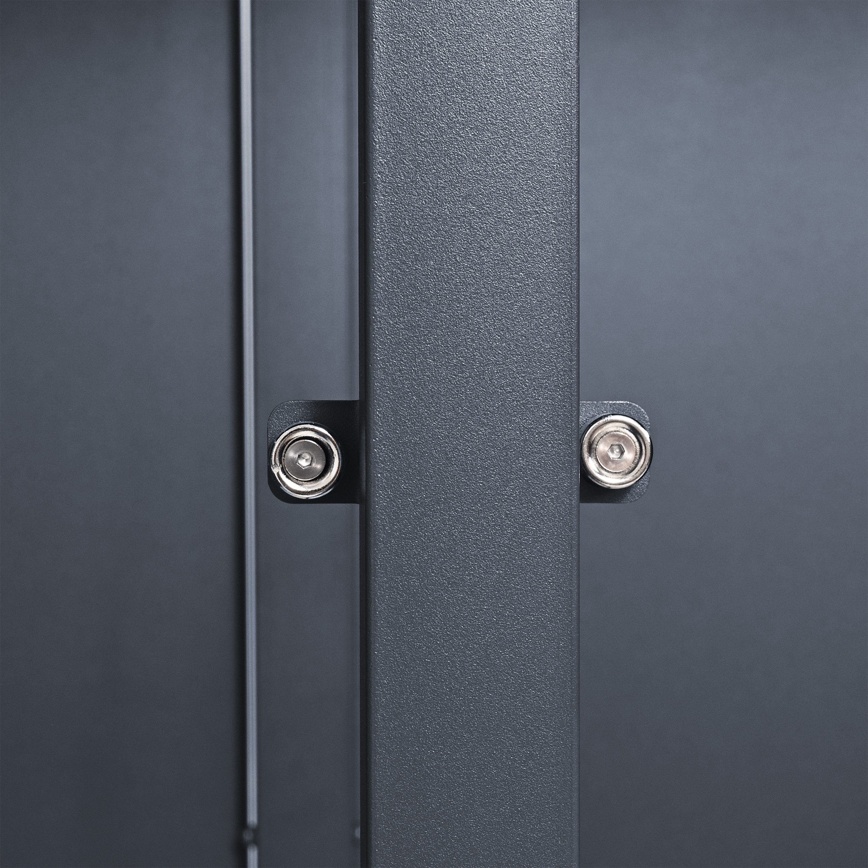 AXI Luke Metal Garbage Bin Shed - 3 Garbage Bins