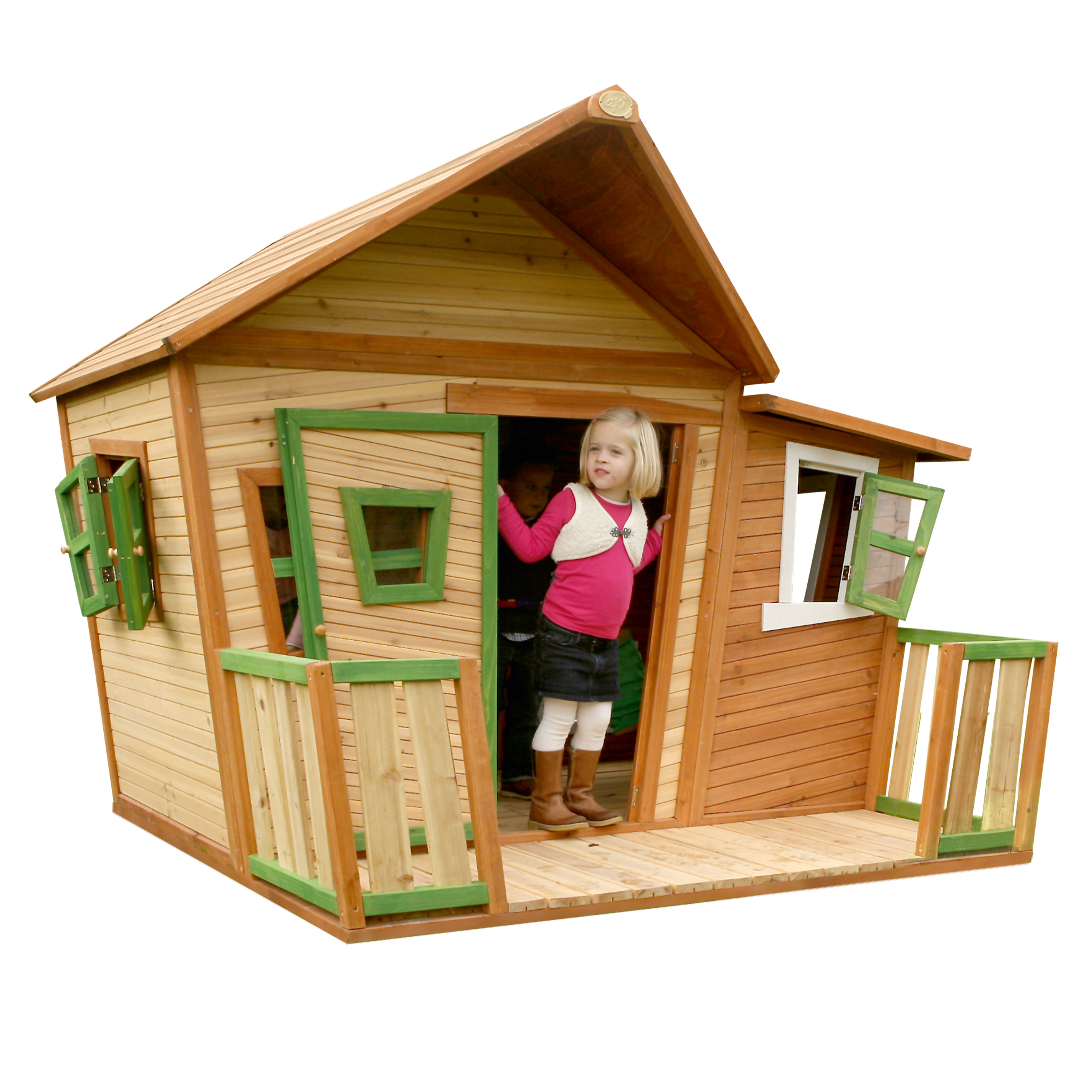 AXI Lisa Playhouse Brown/Green-8717973930754 AXI Lisa Playhouse Brown/Green