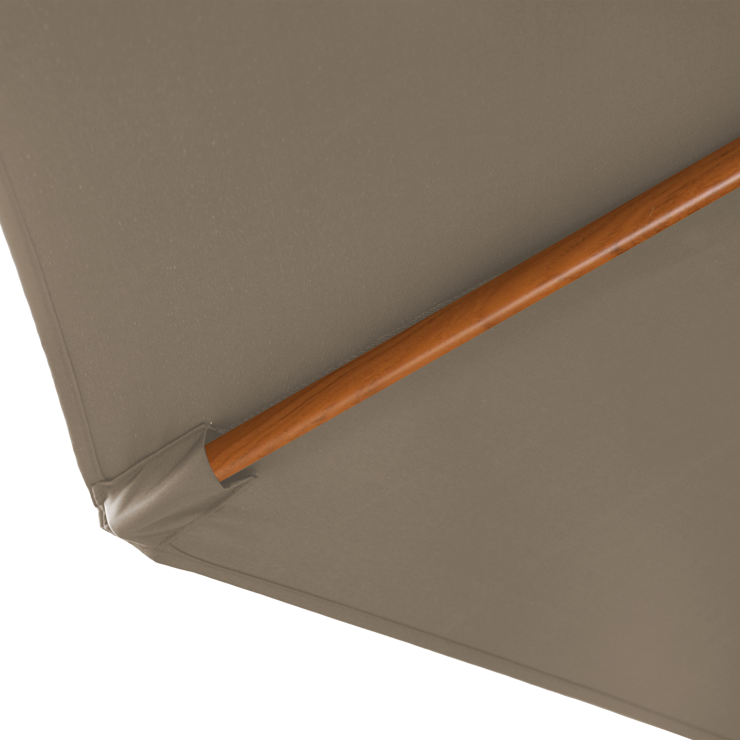 AXI Marisol Floating Parasol Ã˜ 300cm Wood-look/Taupe 
