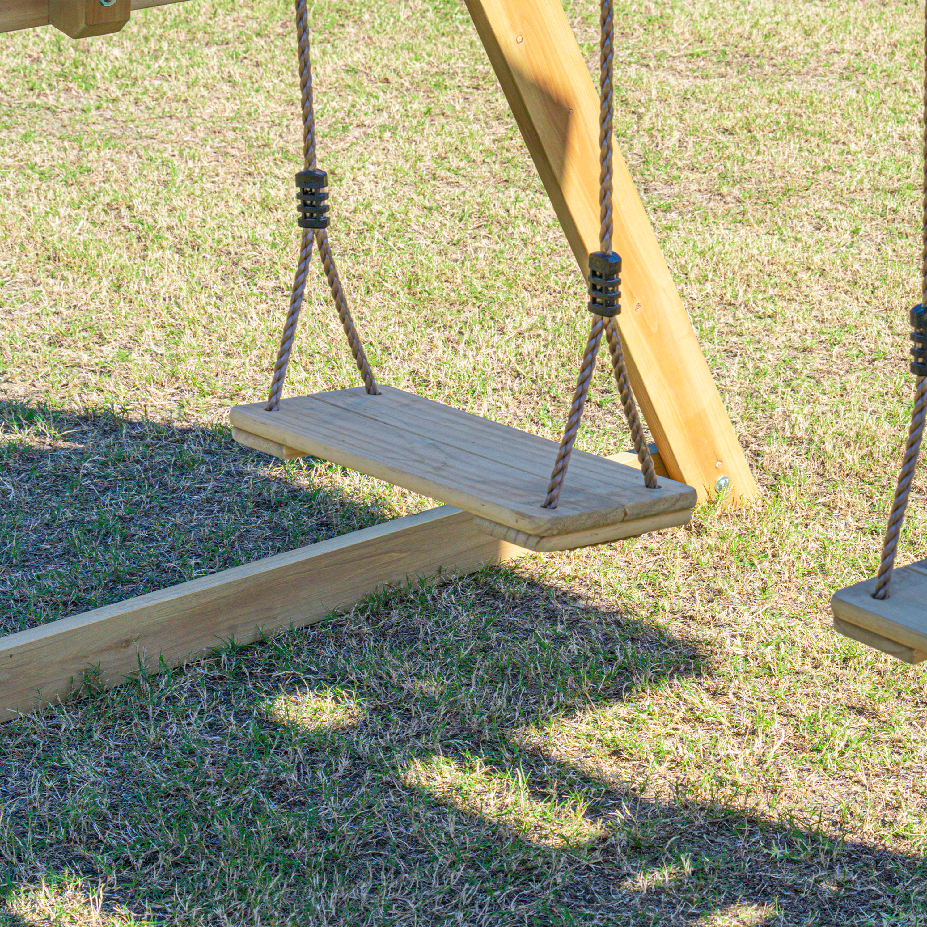 AXI Mia Climbing Frame with Double Swing Set – Lime Green Slide