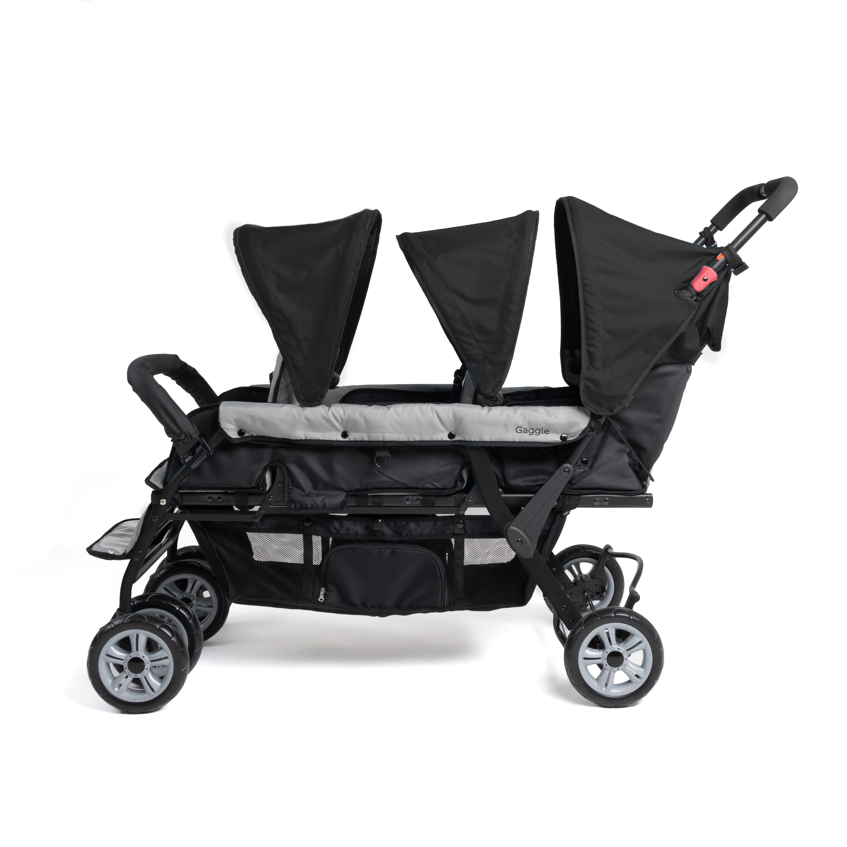 Gaggle Compass Stroller for 3 Children - Black-0849801001164 Gaggle Compass Stroller for 3 Children - Black
