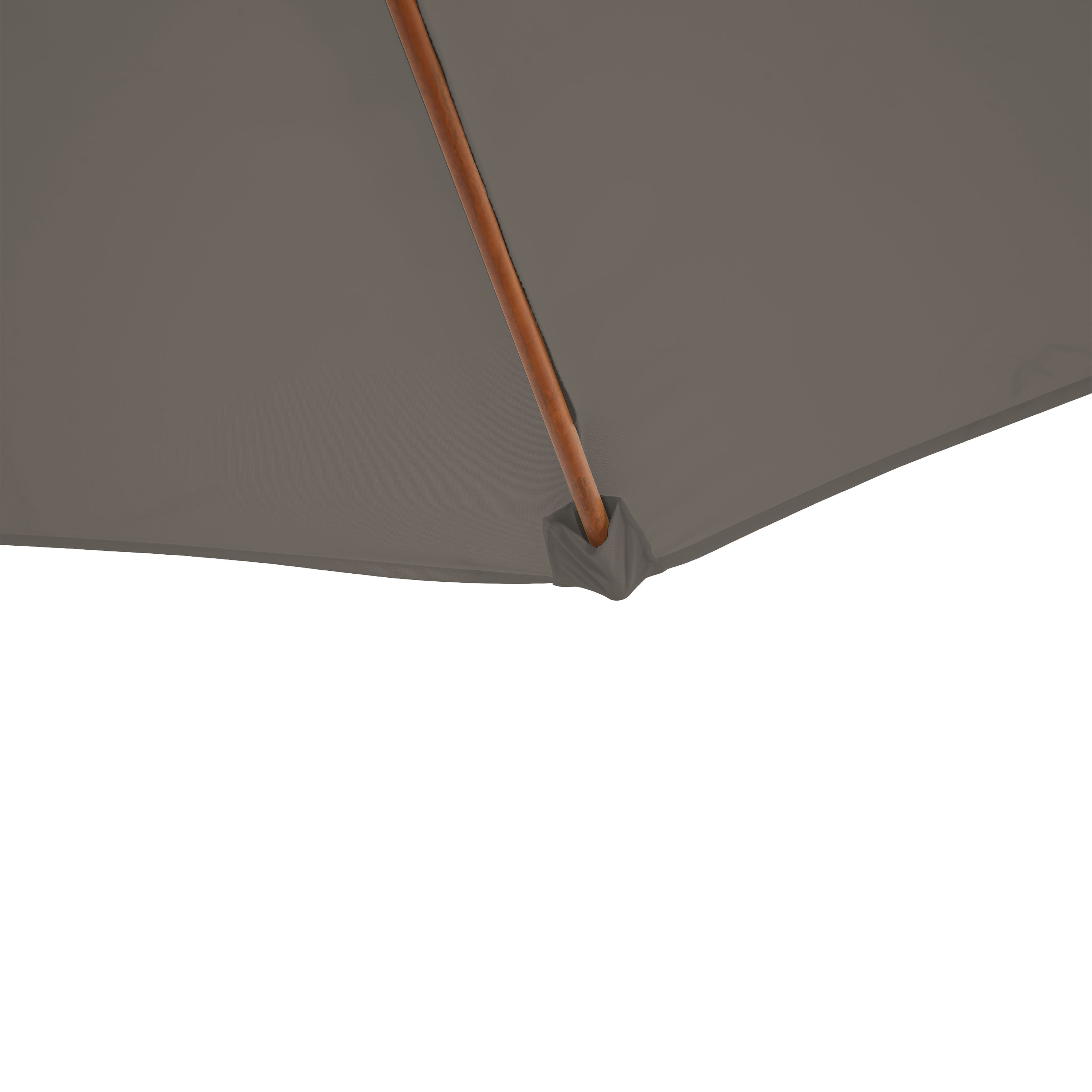 AXI Solea Cantilever Parasol Ø 300cm Wood-look/Taupe