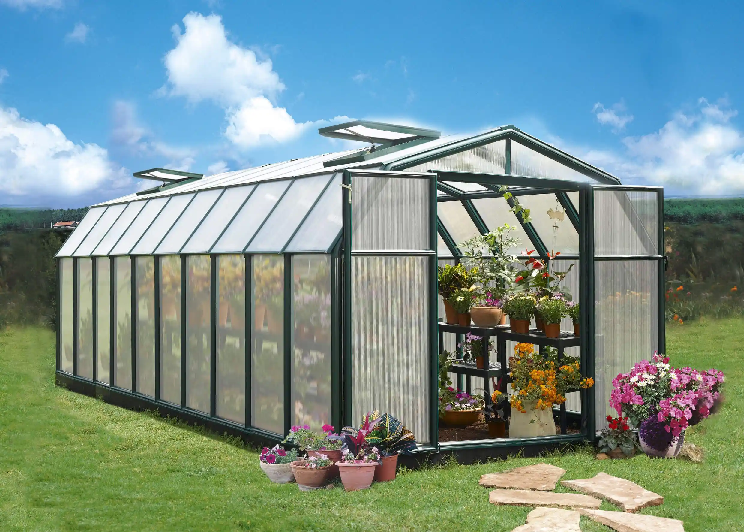 Canopia Hobby Gardener 641X266X208 cm Tuinkas Groen meerwandig